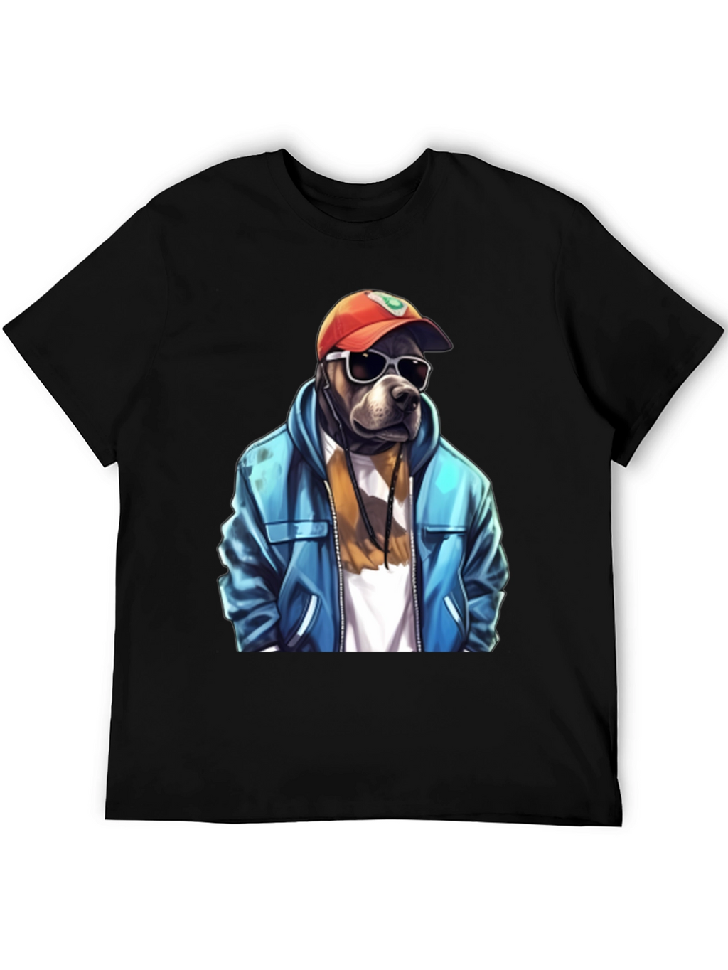Cool Dog Graphic Tee - Trendy Streetwear Style