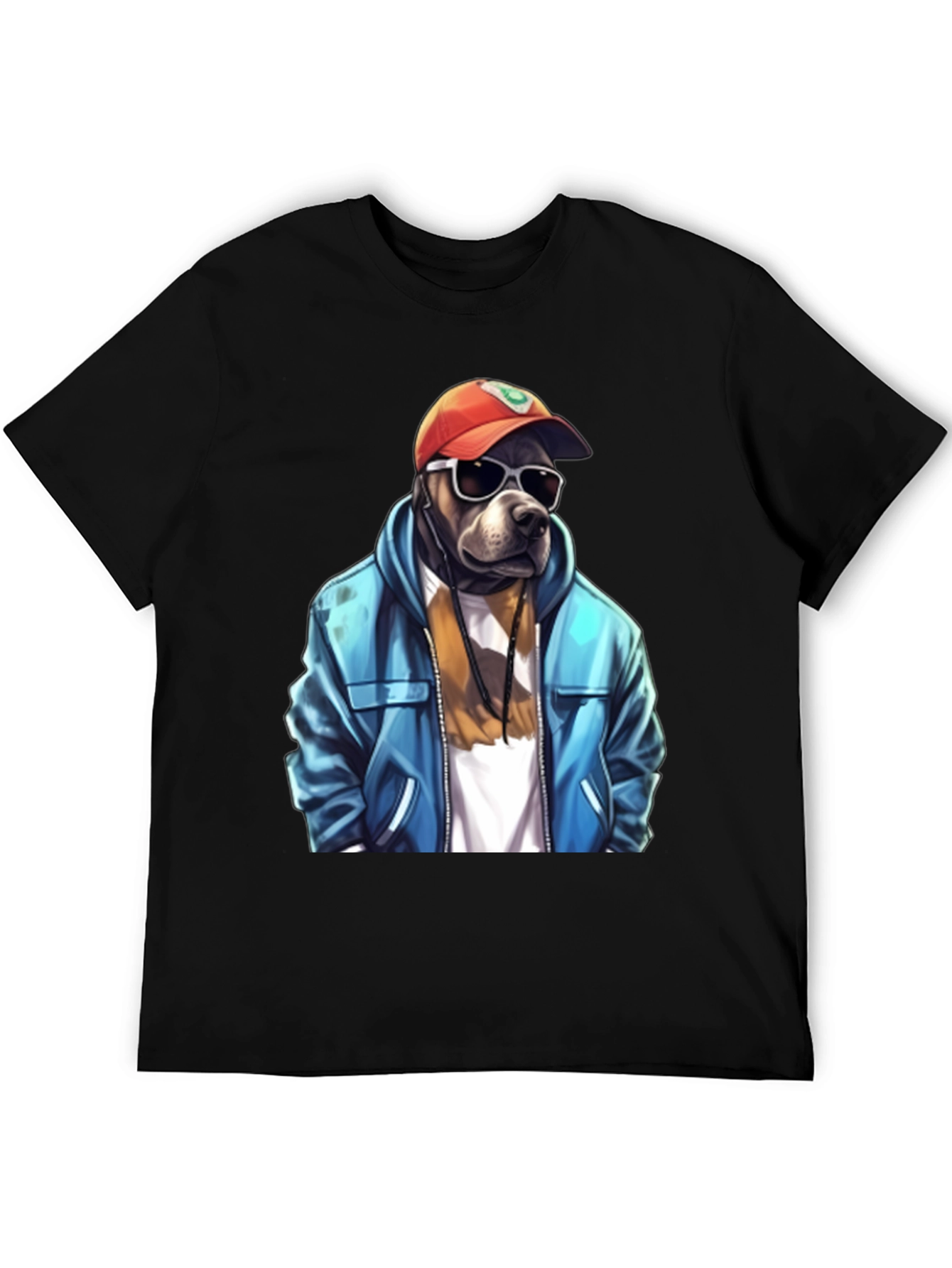 Cool Dog Graphic Tee - Trendy Streetwear Style