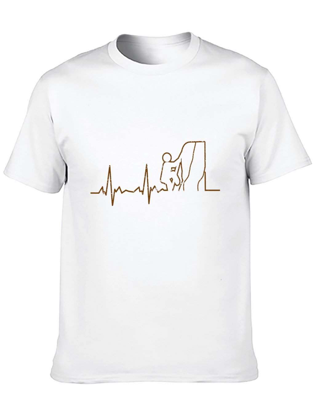 Climbing Heartbeat Graphic T-Shirt