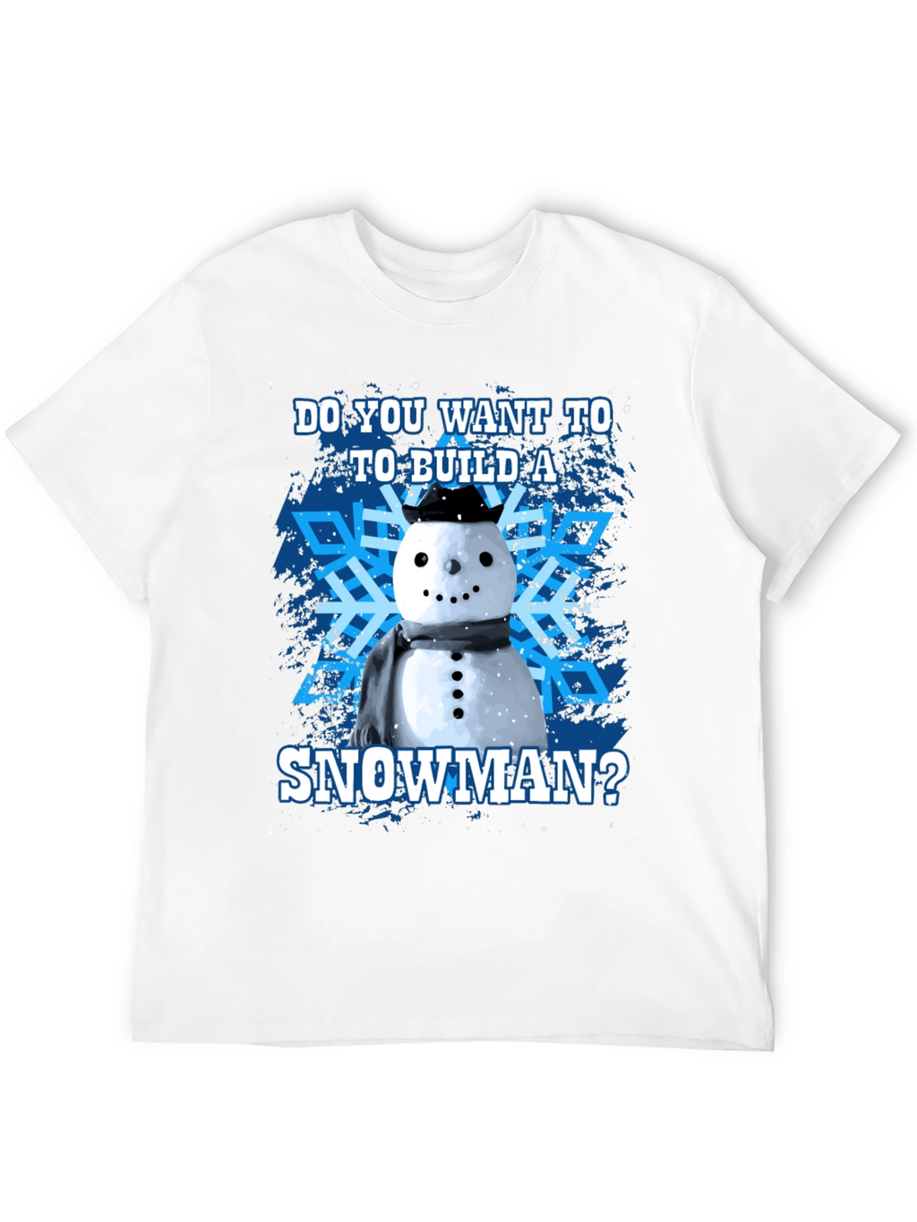 Build a Snowman Graphic Tee - Winter Holiday T-Shirt