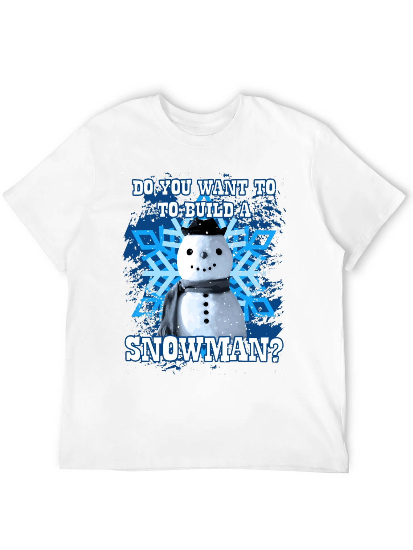 Build a Snowman Graphic Tee - Winter Holiday T-Shirt