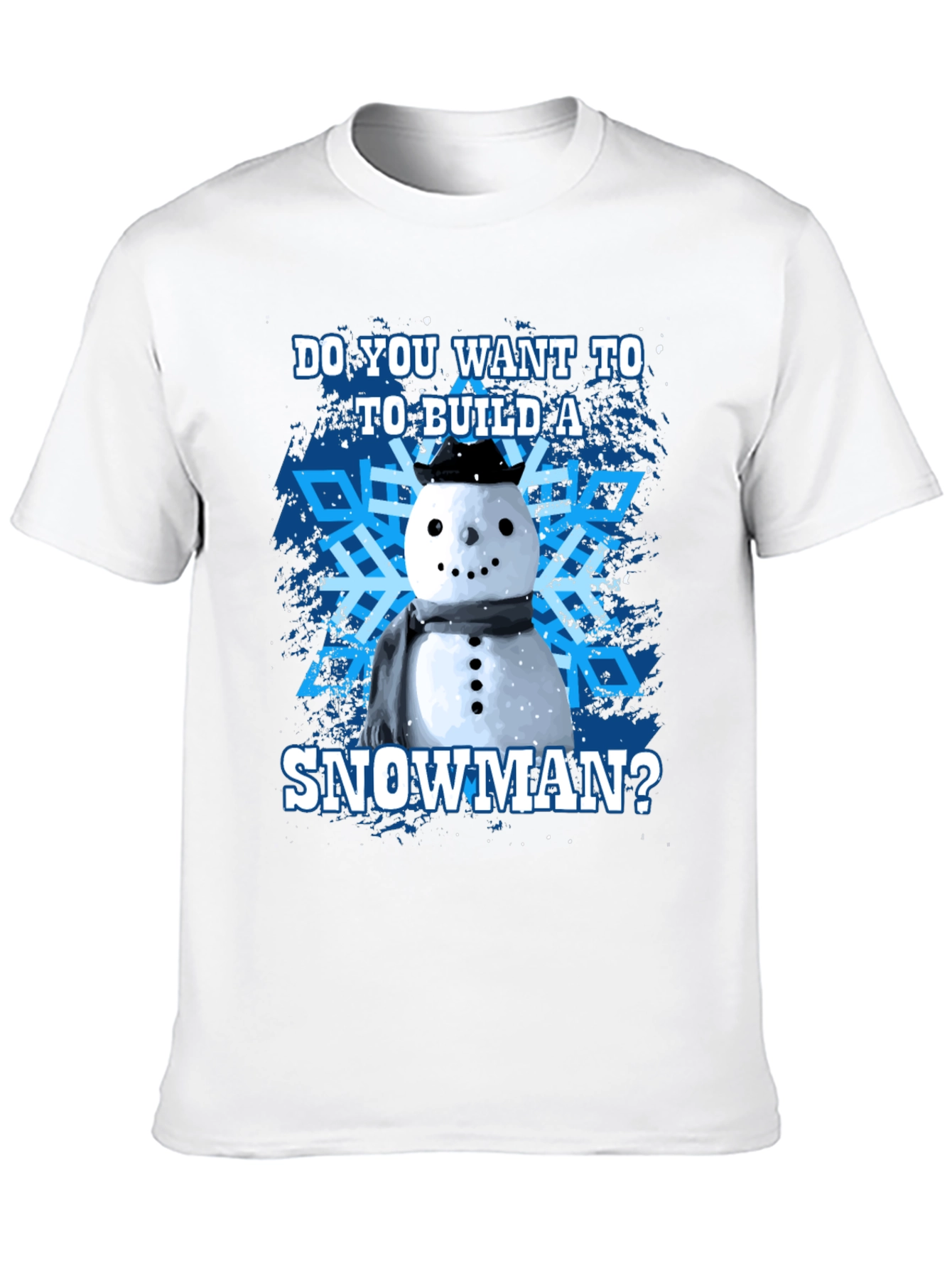 Build a Snowman Graphic Tee - Winter Holiday T-Shirt