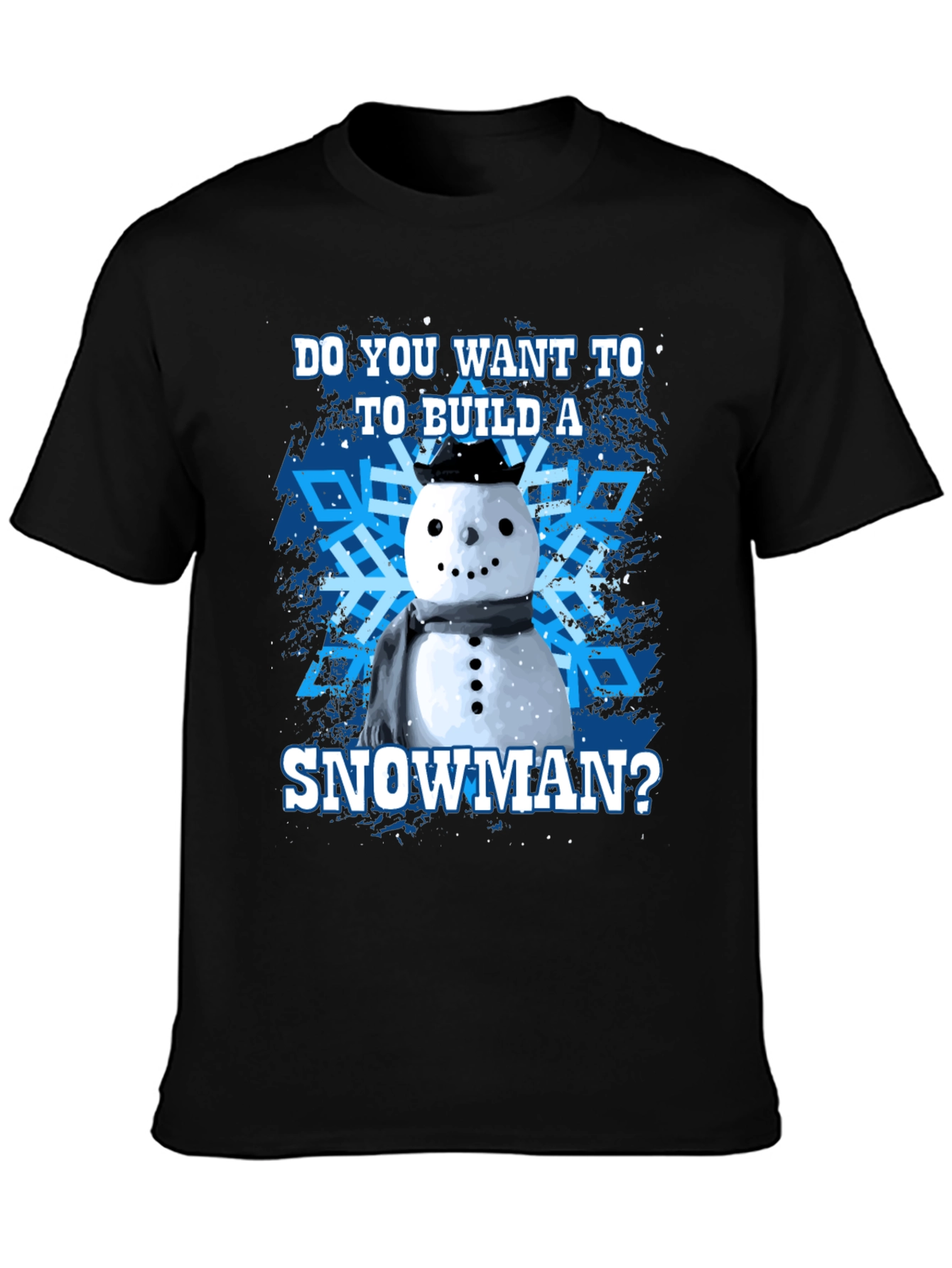 Build a Snowman Graphic Tee - Winter Holiday T-Shirt