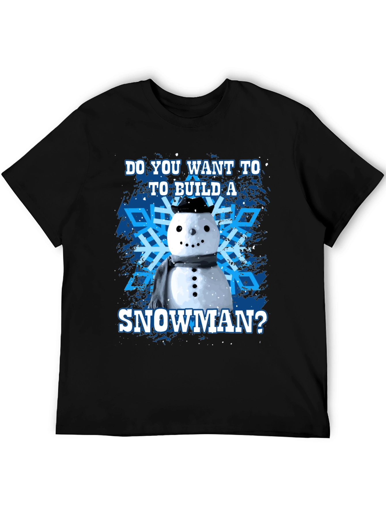 Build a Snowman Graphic Tee - Winter Holiday T-Shirt
