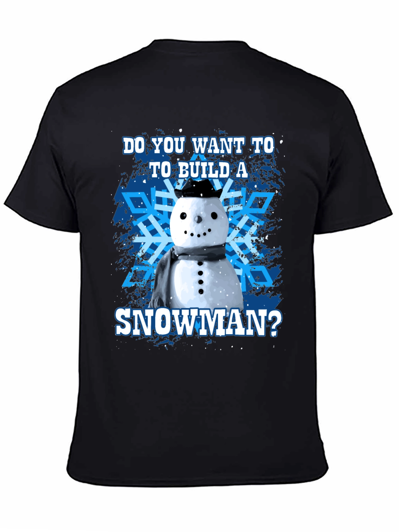 Build a Snowman Graphic Tee - Winter Holiday T-Shirt