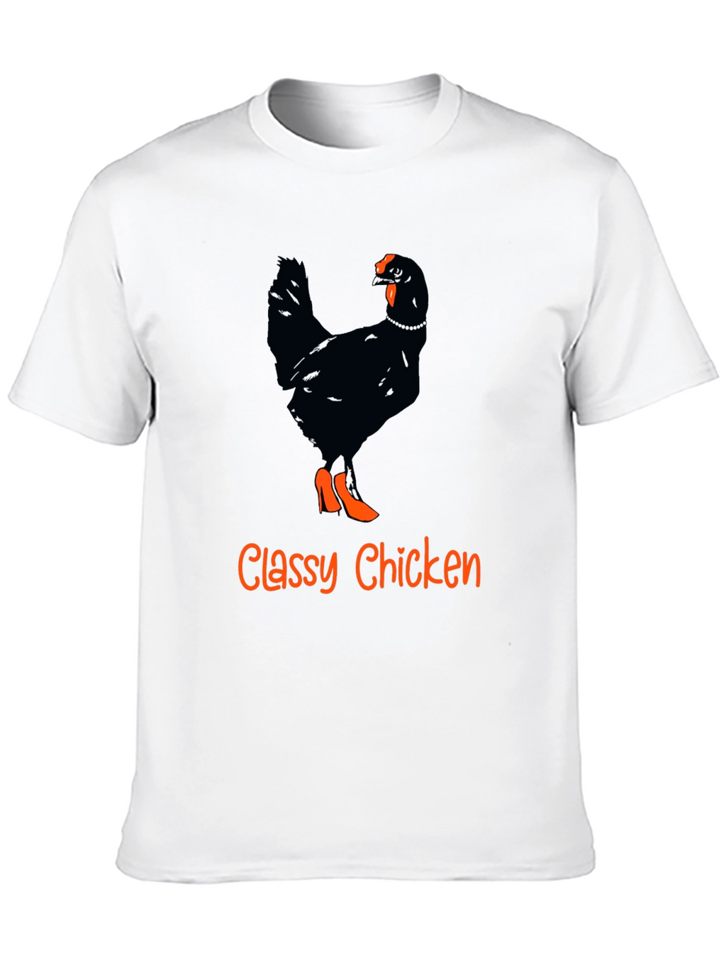 Classy Chicken Graphic Tee - Funny Animal Shirt