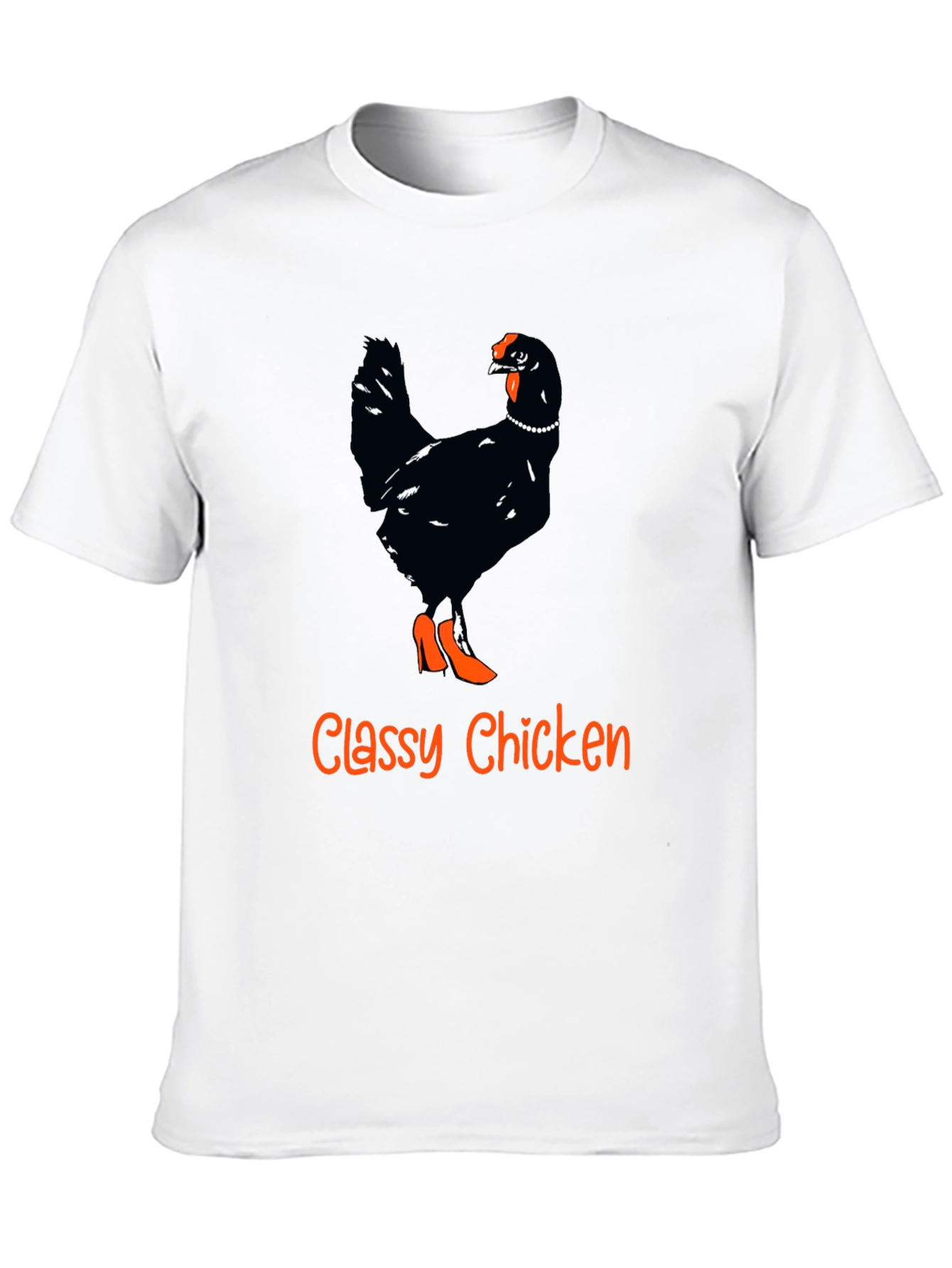 Classy Chicken Graphic Tee - Funny Animal Shirt