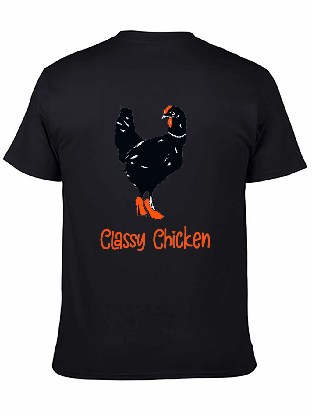 Classy Chicken Graphic Tee - Funny Animal Shirt