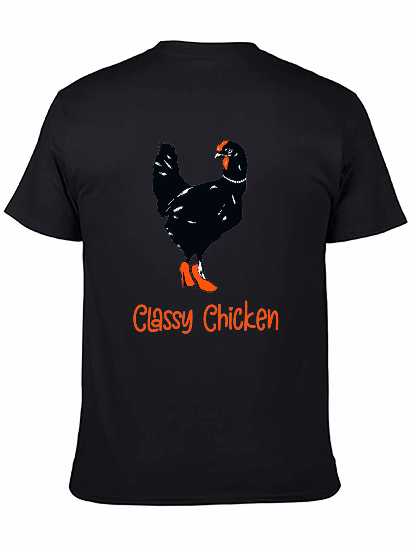 Classy Chicken Graphic Tee - Funny Animal Shirt