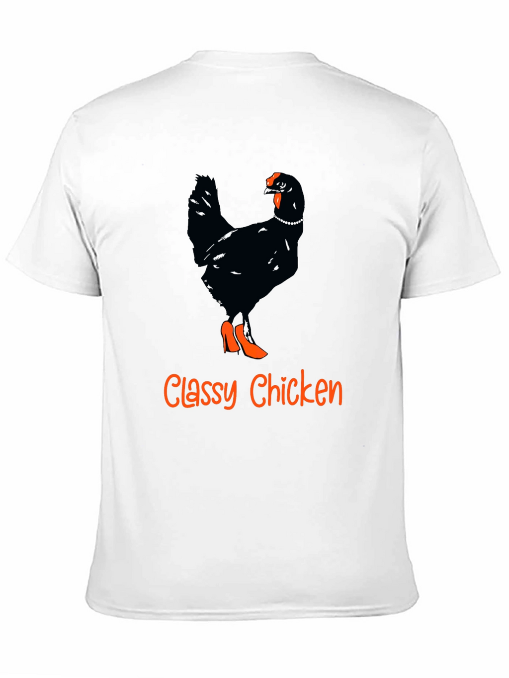Classy Chicken Graphic Tee - Funny Animal Shirt