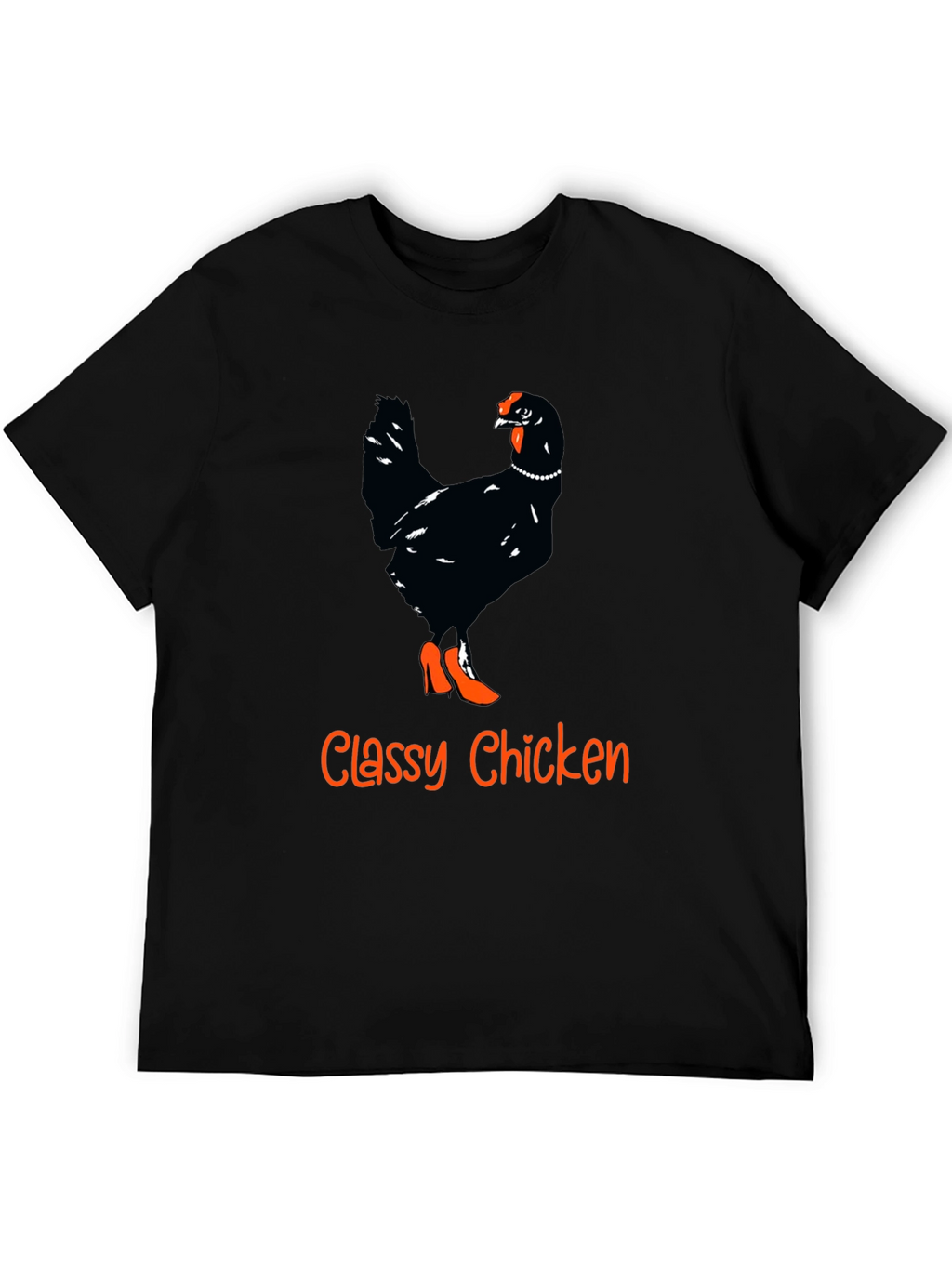 Classy Chicken Graphic Tee - Funny Animal Shirt