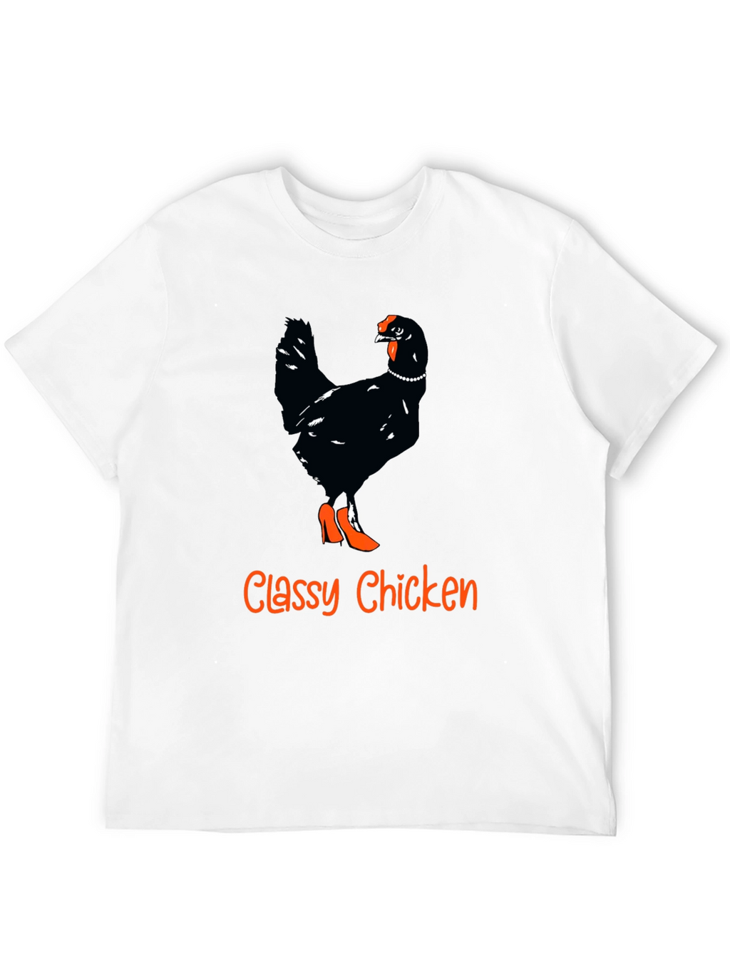 Classy Chicken Graphic Tee - Funny Animal Shirt