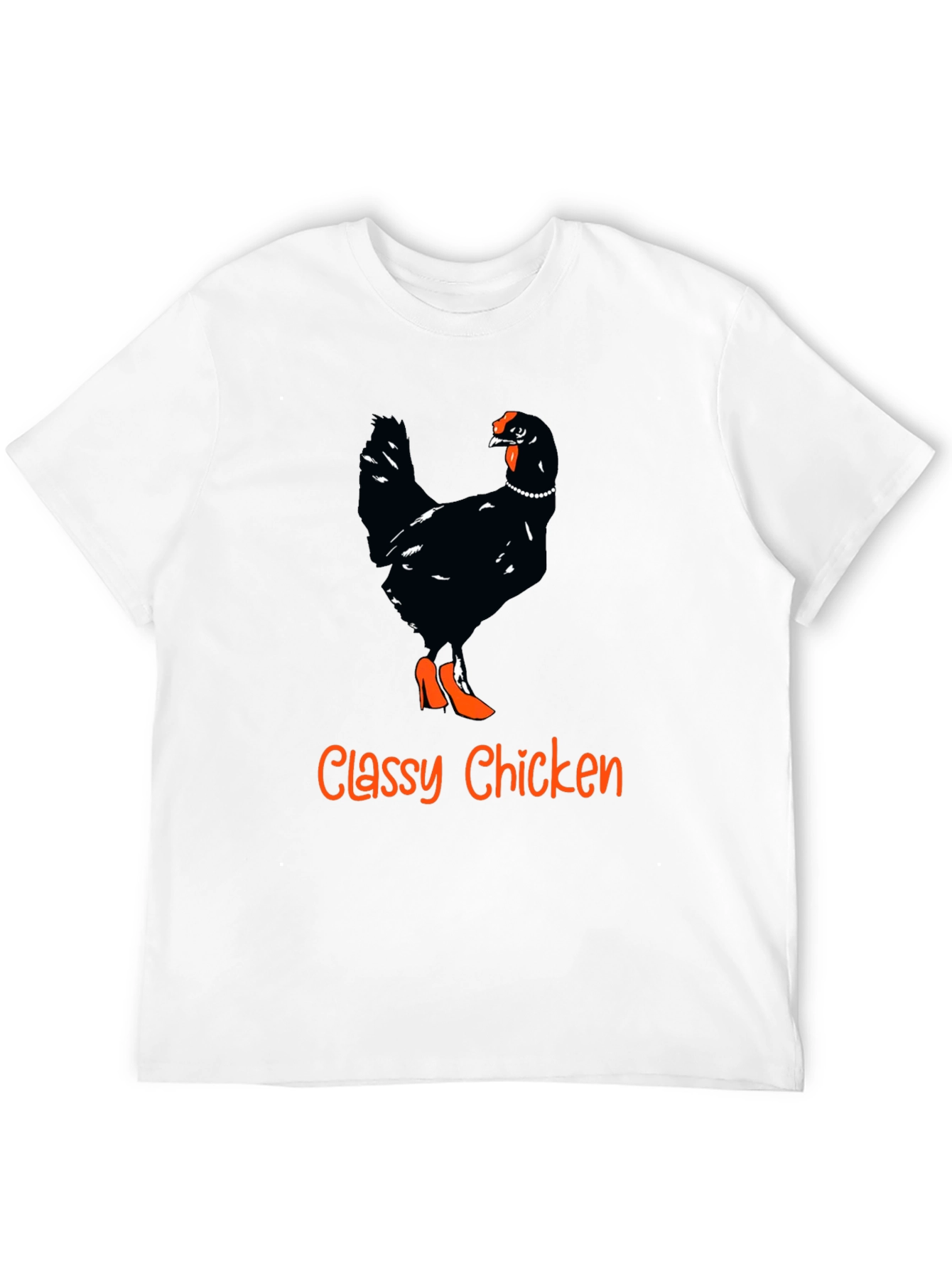 Classy Chicken Graphic Tee - Funny Animal Shirt