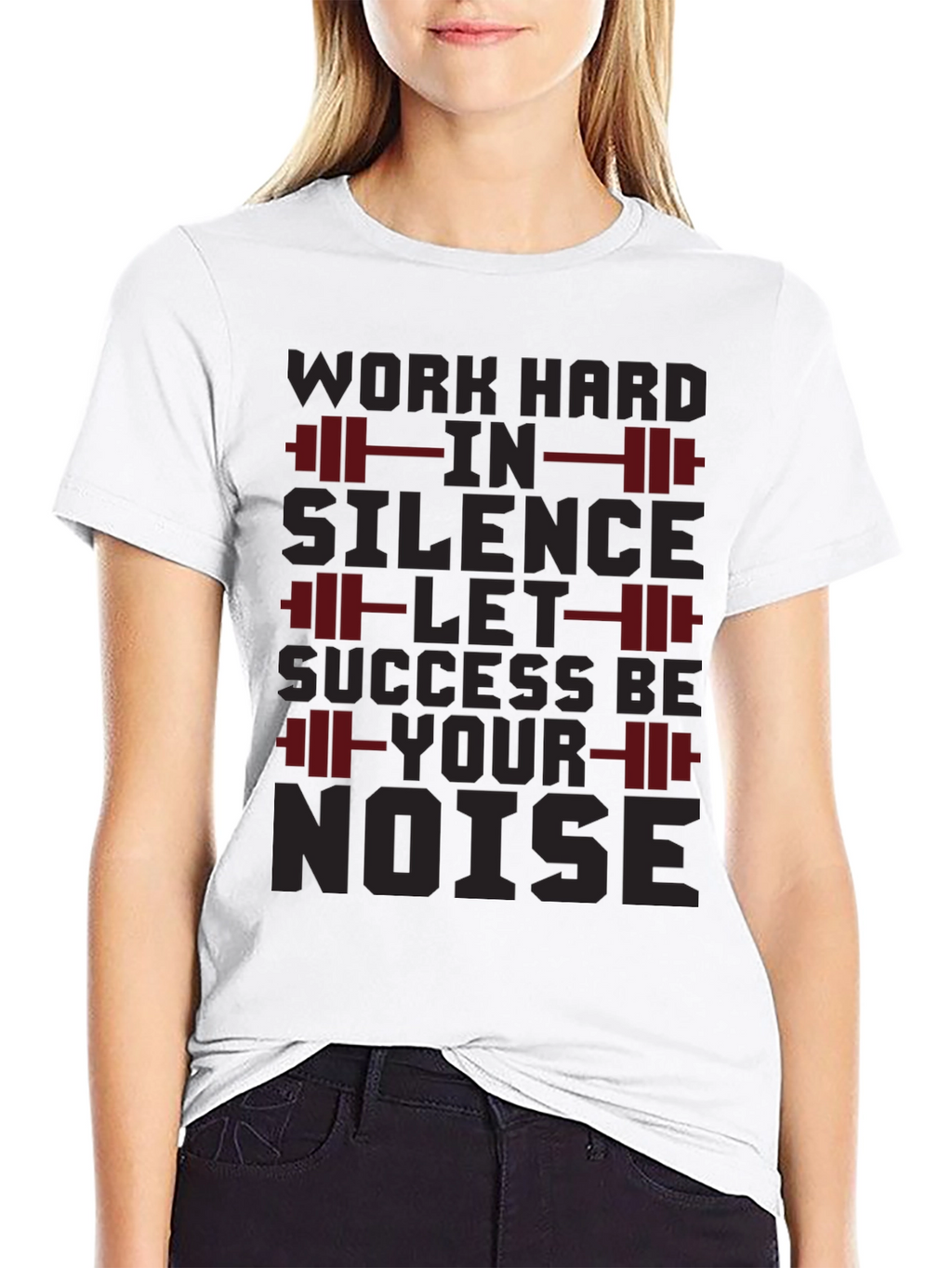 Work Hard In Silence Gym T-Shirt