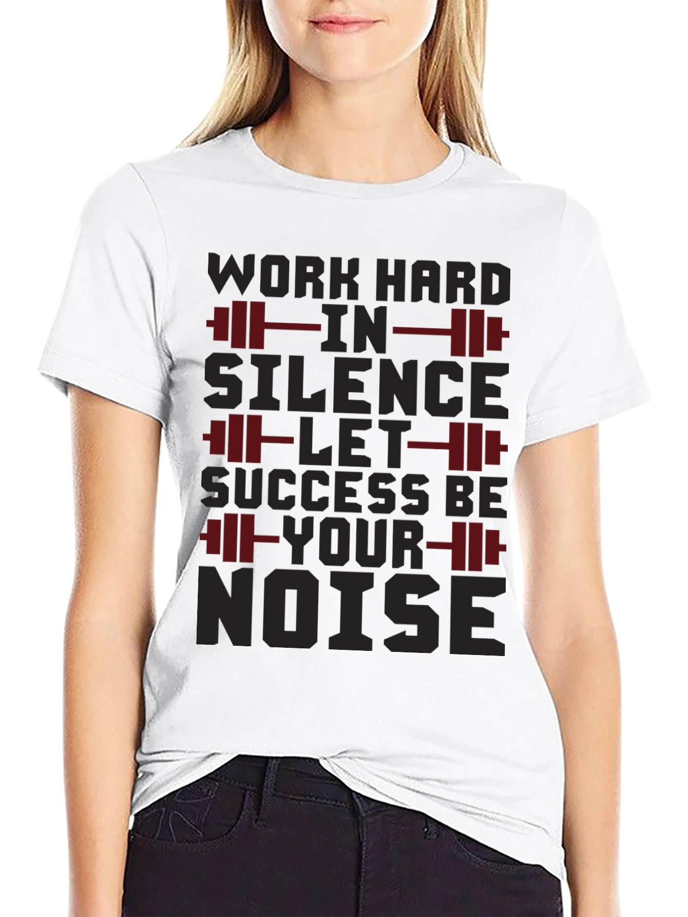Work Hard In Silence Gym T-Shirt