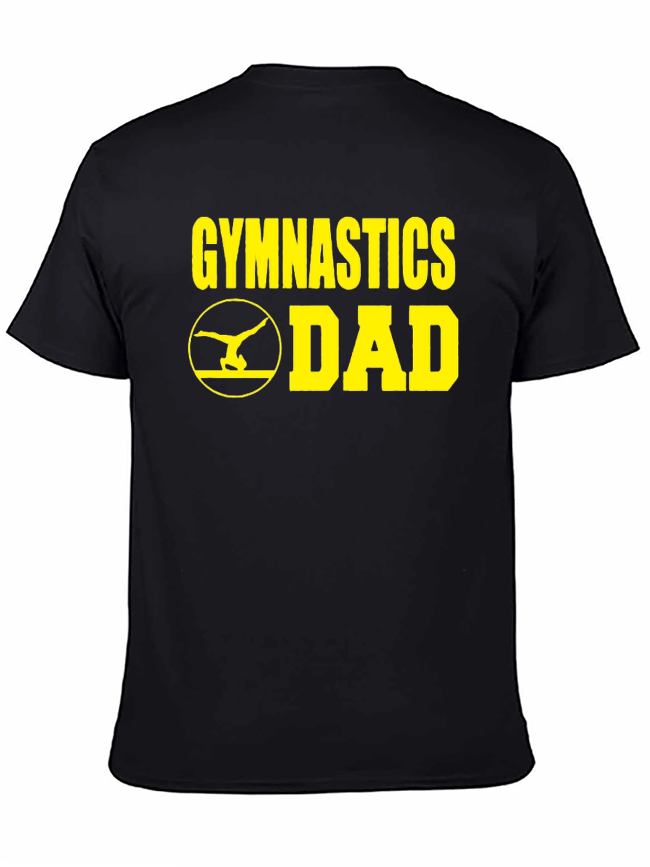 Gymnastics Dad Graphic T-Shirt - Black