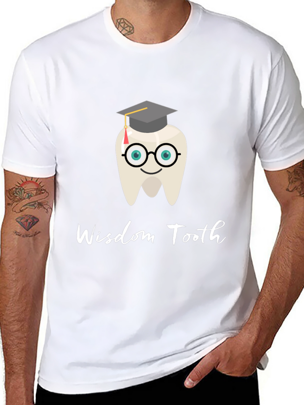 Wisdom Tooth Grad T-Shirt - Dental Humor Tee