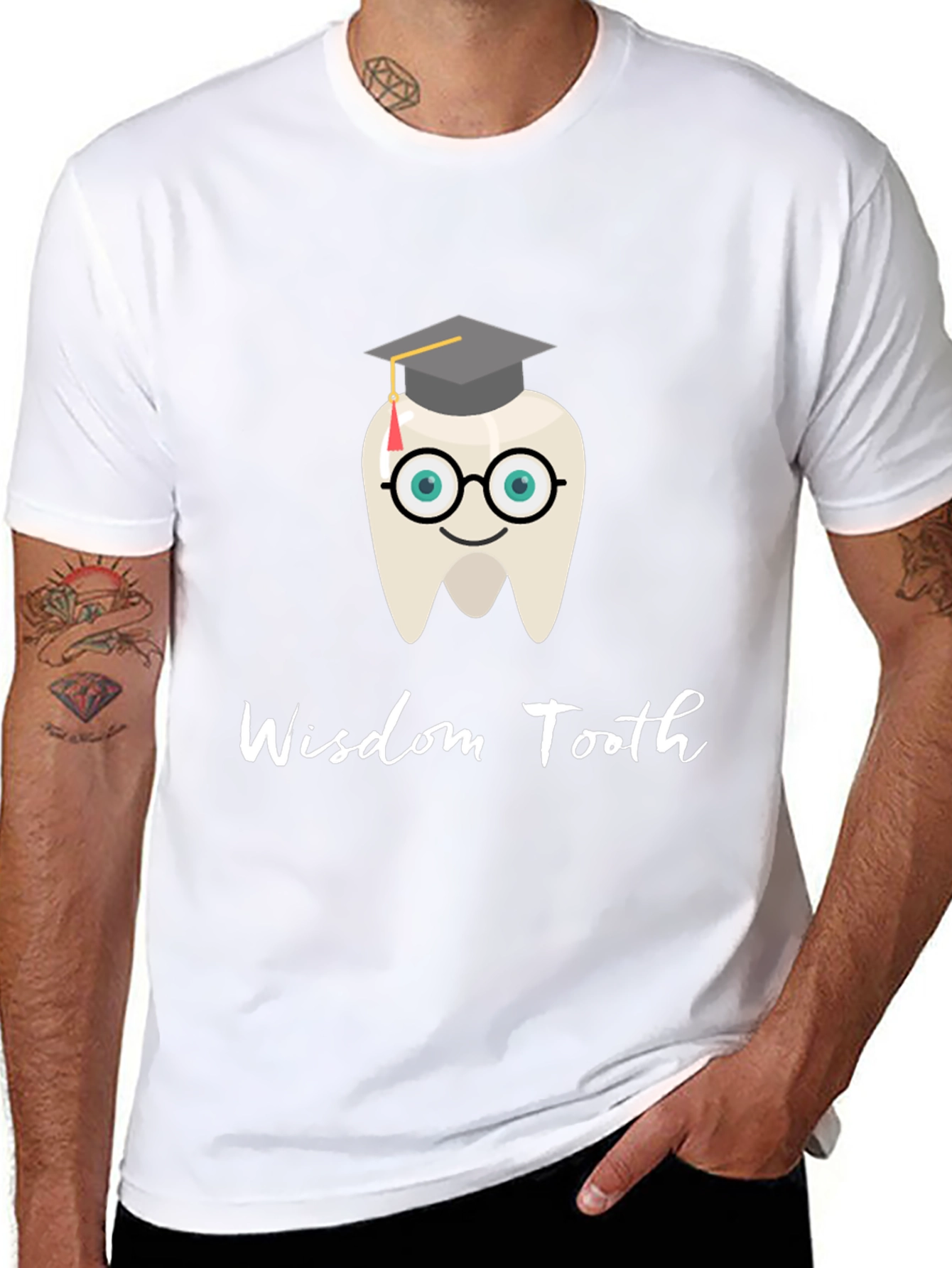 Wisdom Tooth Grad T-Shirt - Dental Humor Tee