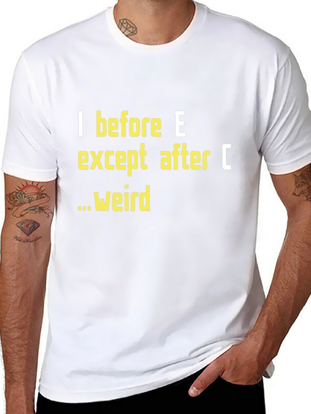 I Before E T-Shirt Funny Grammar Tee