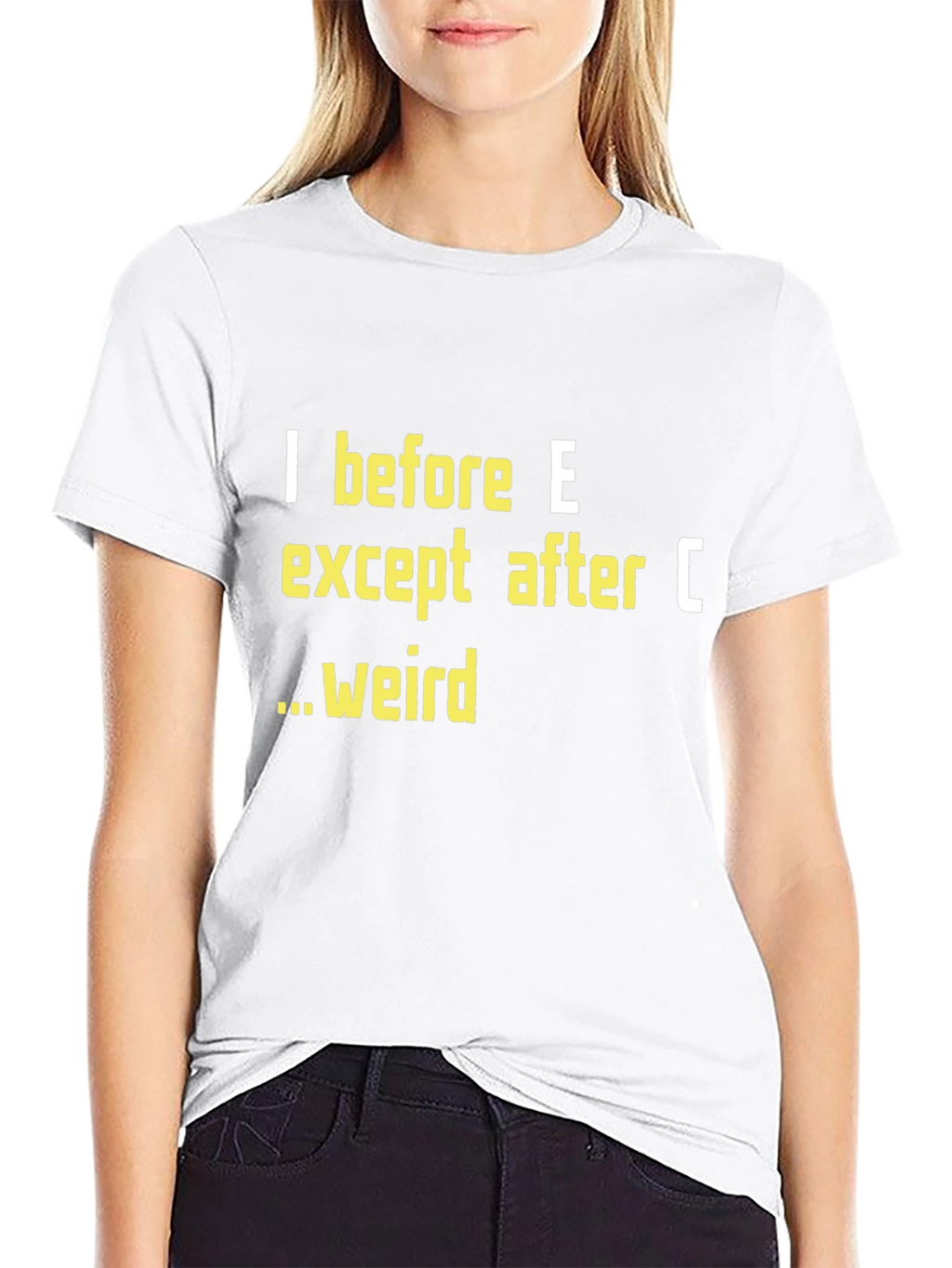 I Before E T-Shirt Funny Grammar Tee