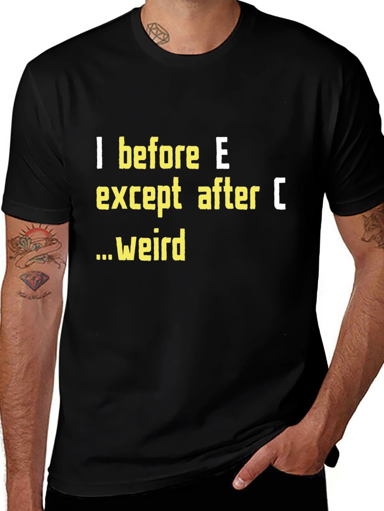 I Before E T-Shirt Funny Grammar Tee