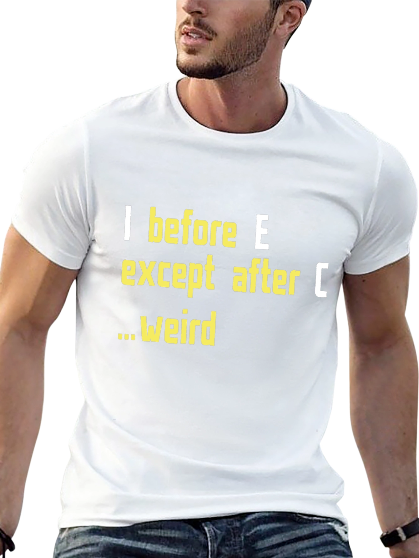 I Before E T-Shirt Funny Grammar Tee