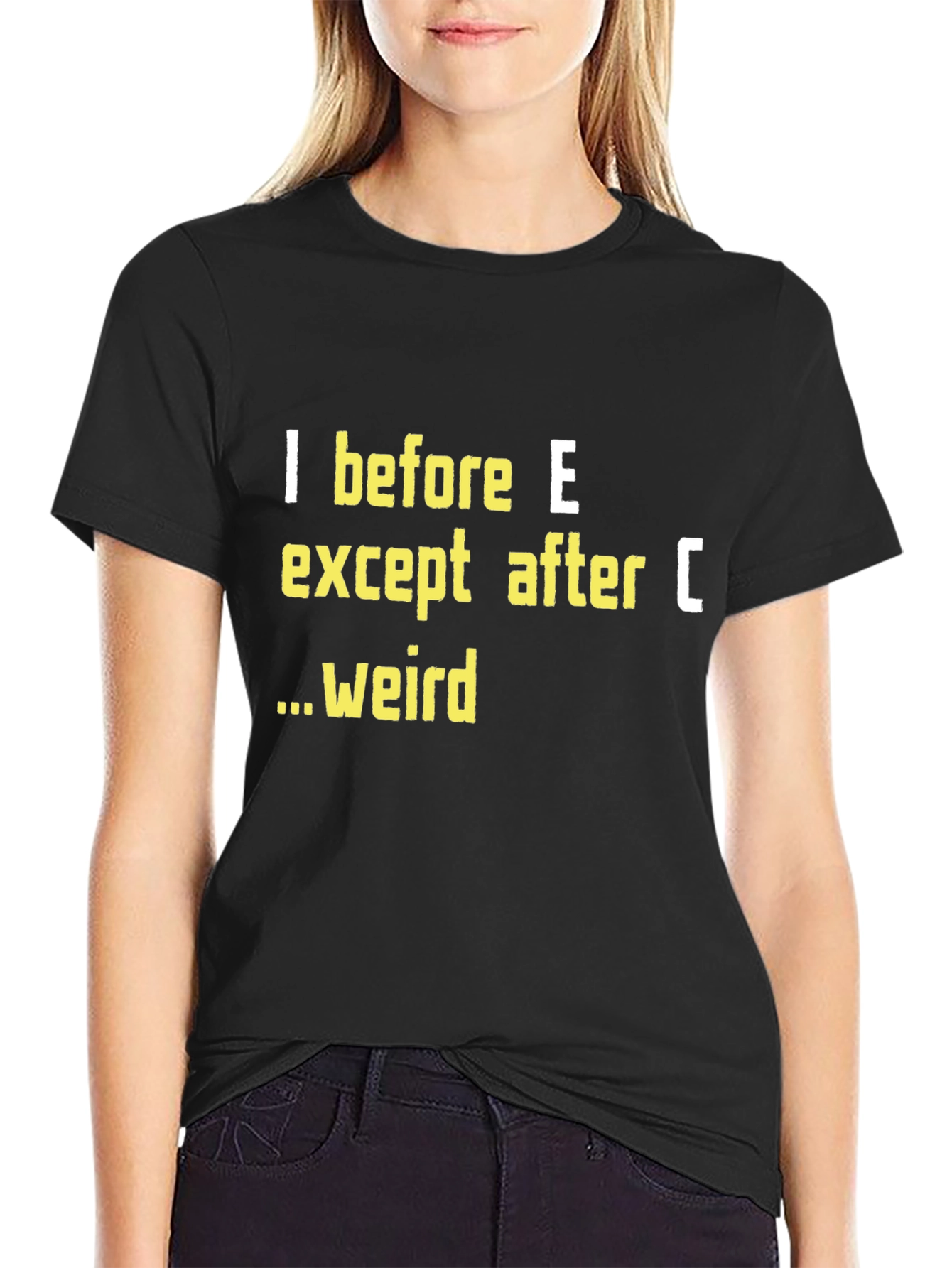 I Before E T-Shirt Funny Grammar Tee