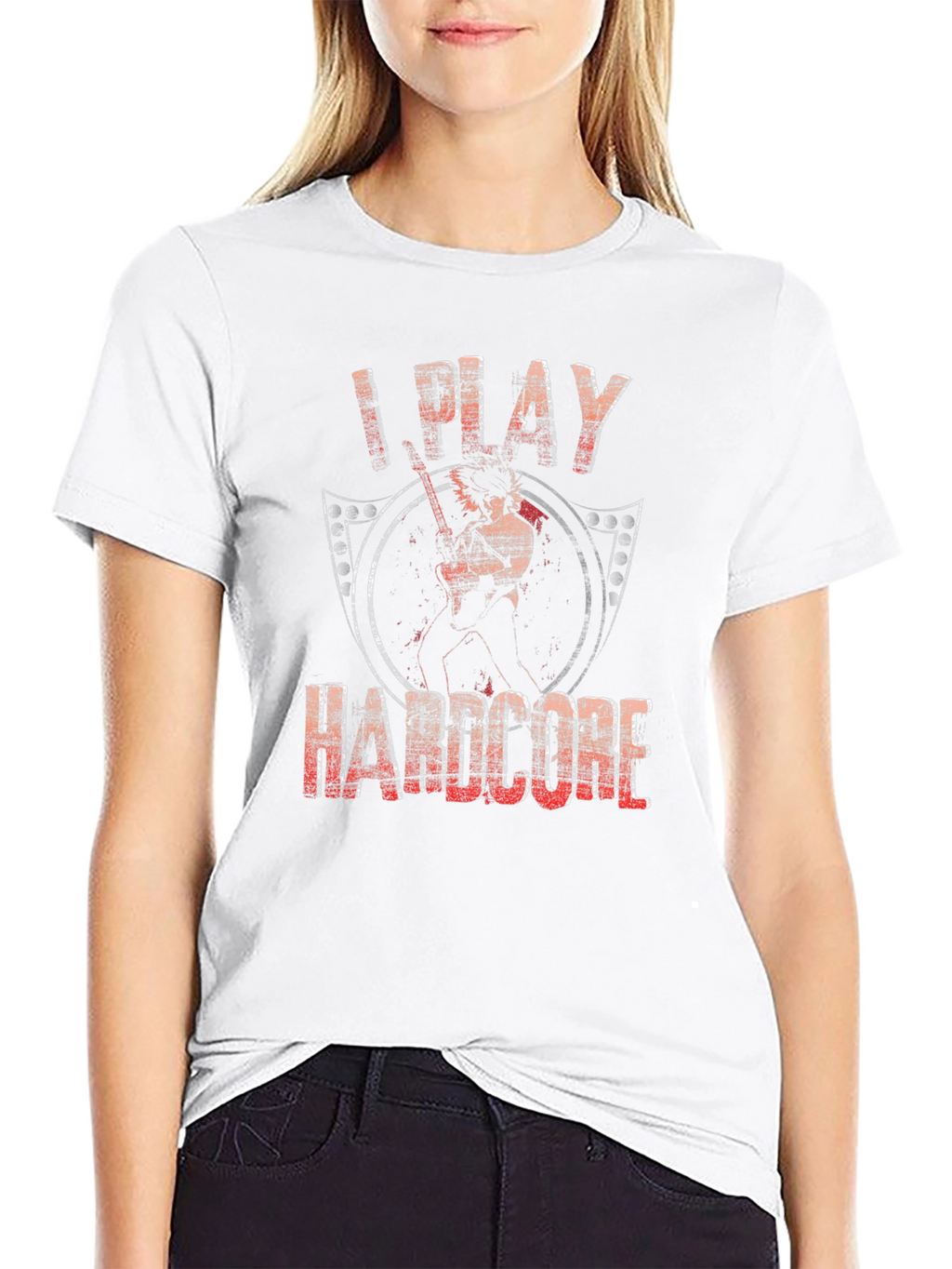 I Play Hardcore Black T-Shirt