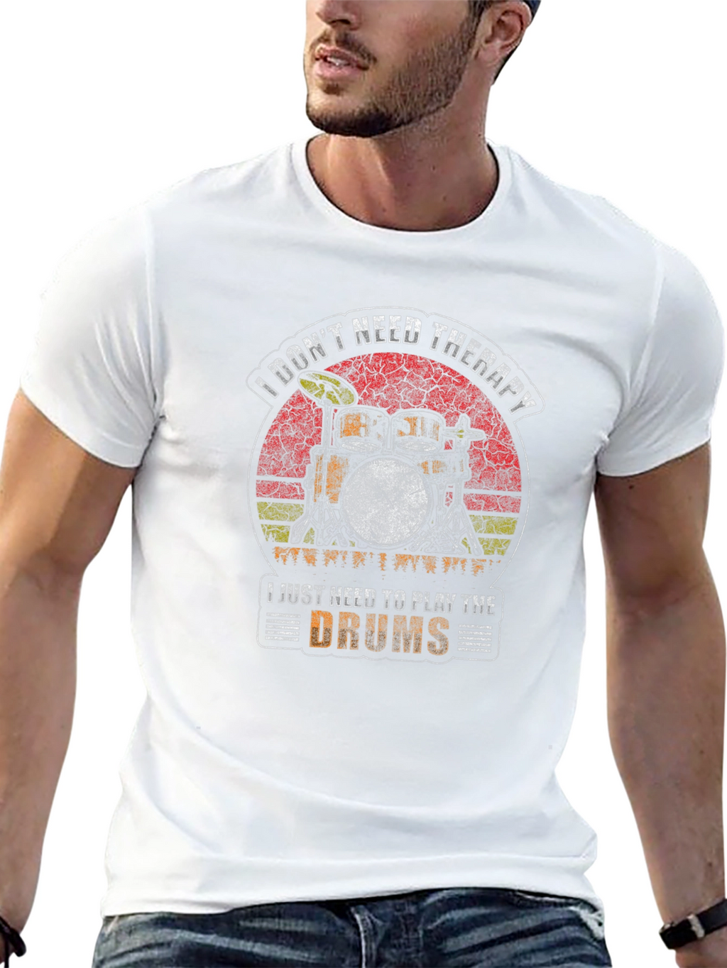 Drummer Therapy T-Shirt - I Dont Need Therapy Drums