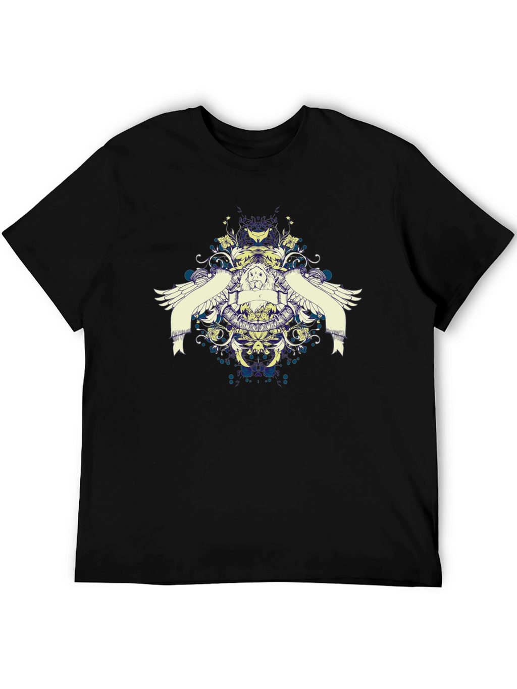 Graphic Print Black Casual T-Shirt