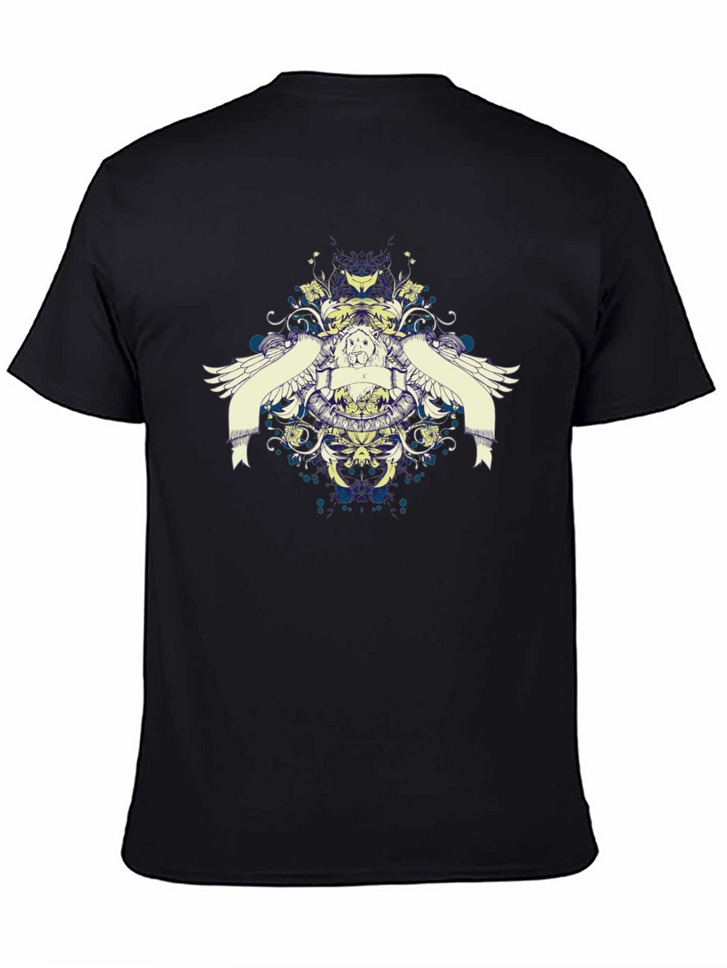 Graphic Print Black Casual T-Shirt