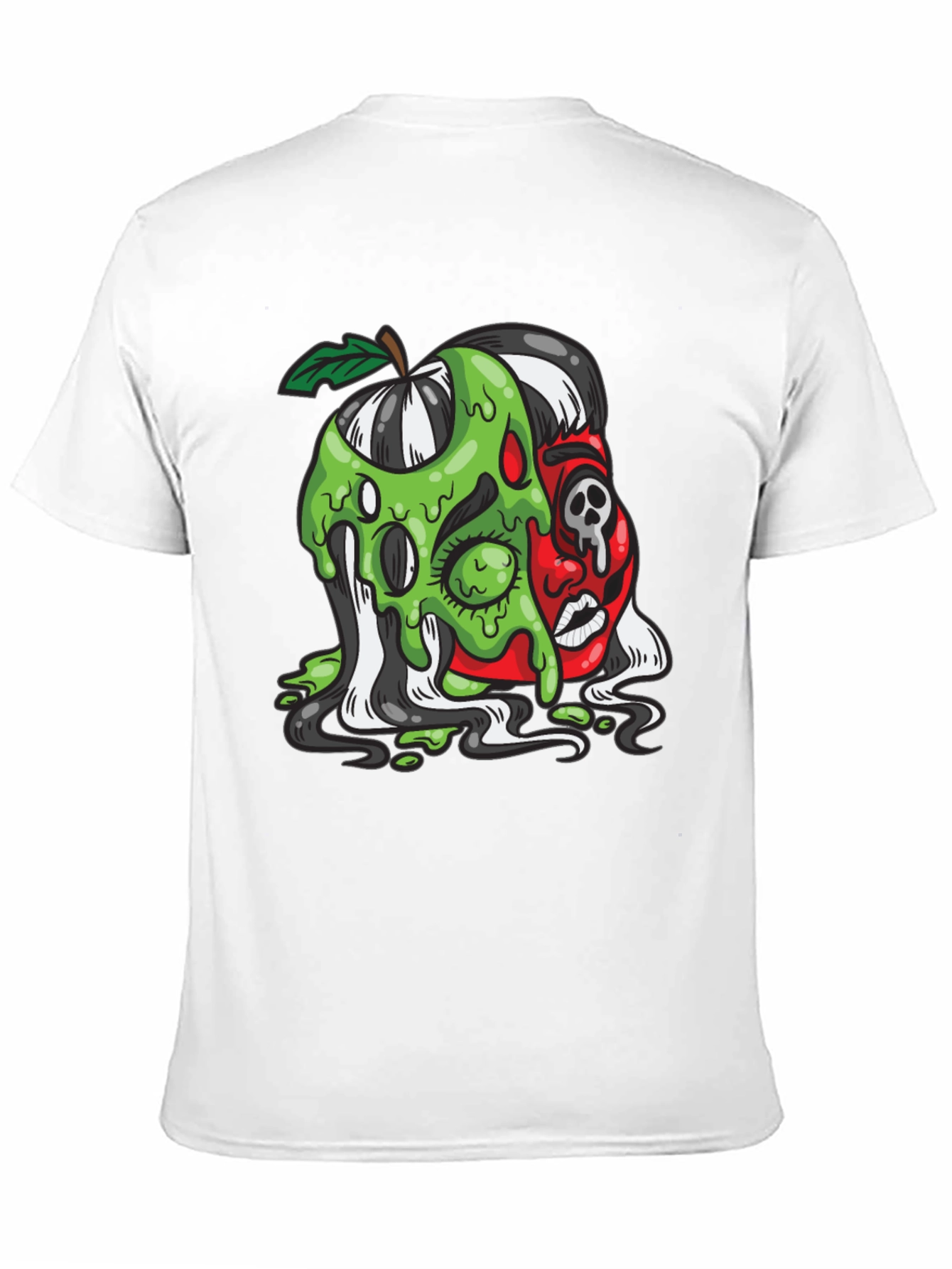Poison Apple Graphic Tee - Unique Cartoon Design