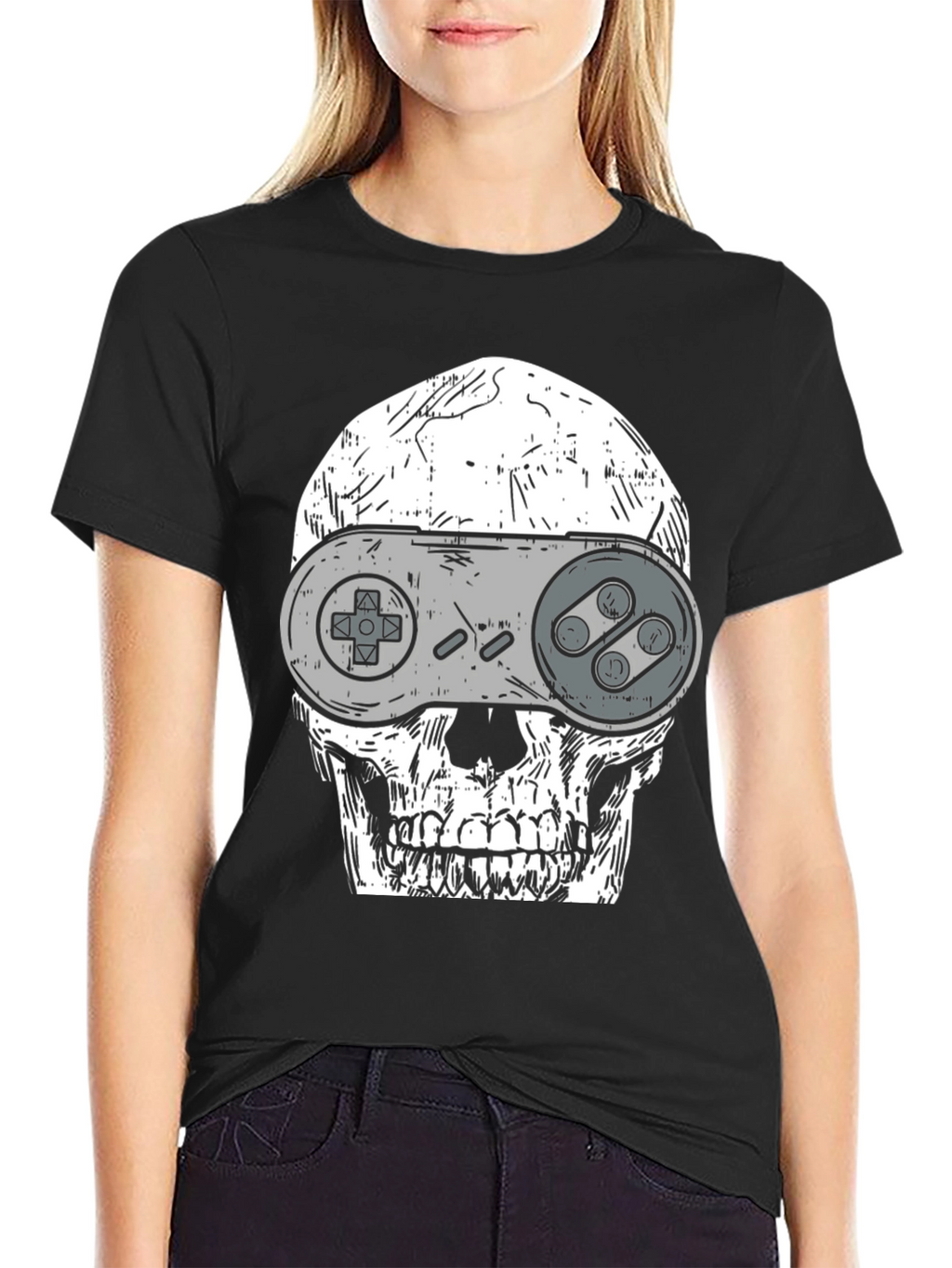 Gamer Skull T-Shirt - Unique Graphic Tee