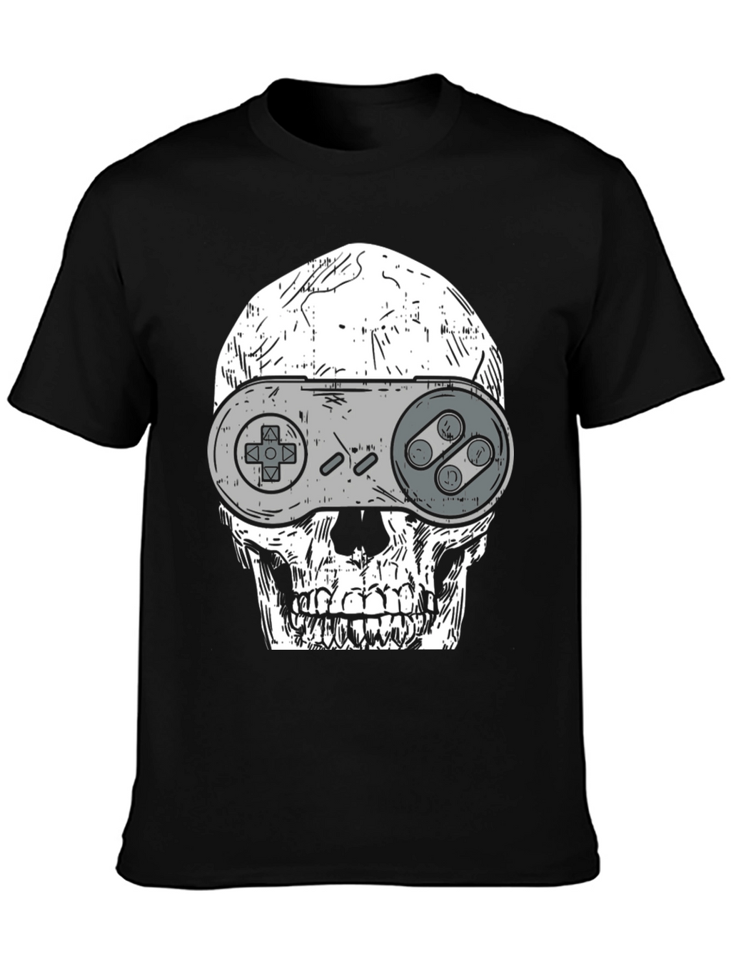 Gamer Skull T-Shirt - Unique Graphic Tee