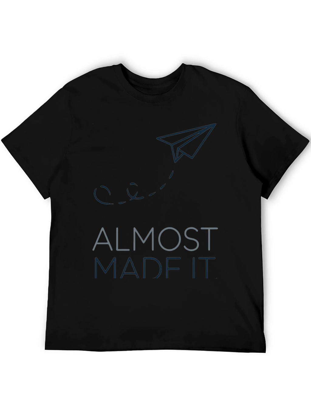 Almost Made It. Graphic Tee - Black