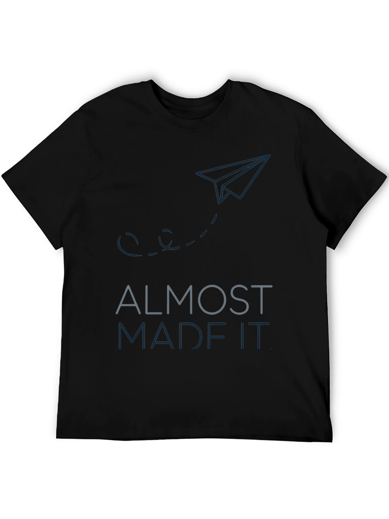 Almost Made It. Graphic Tee - Black
