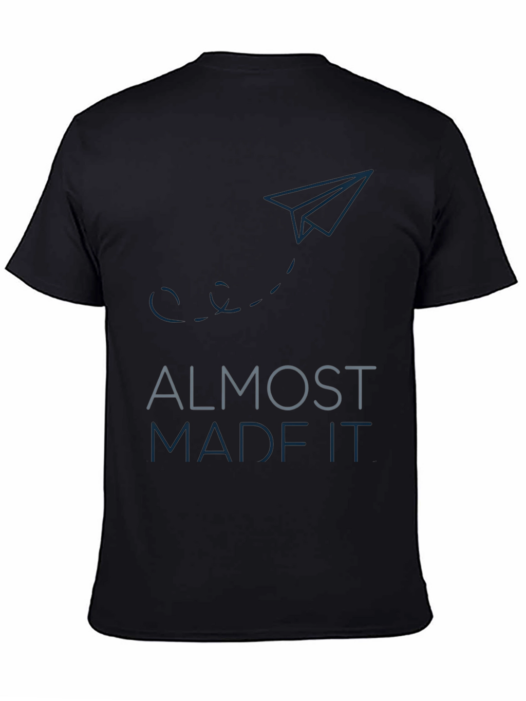 Almost Made It. Graphic Tee - Black
