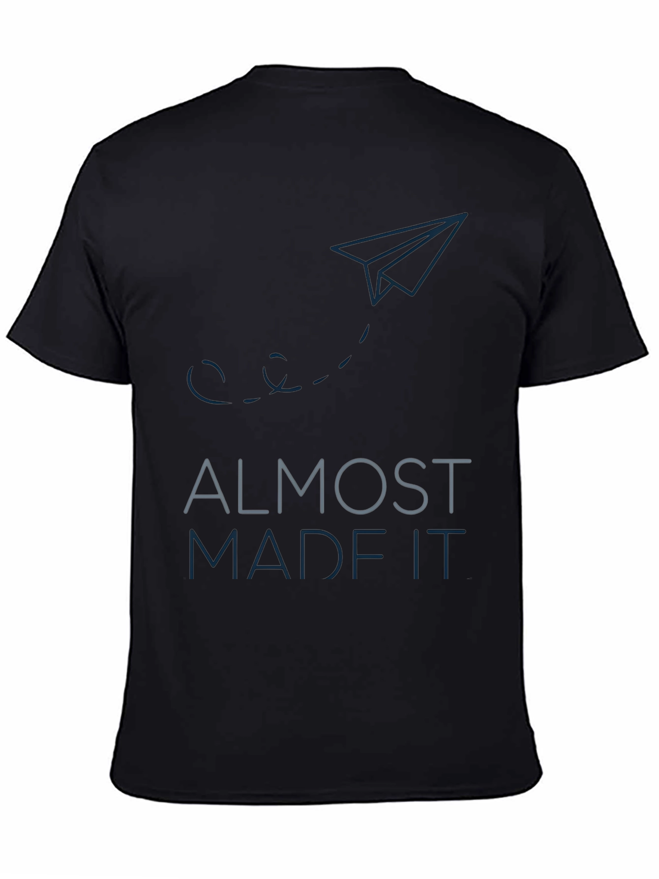 Almost Made It. Graphic Tee - Black