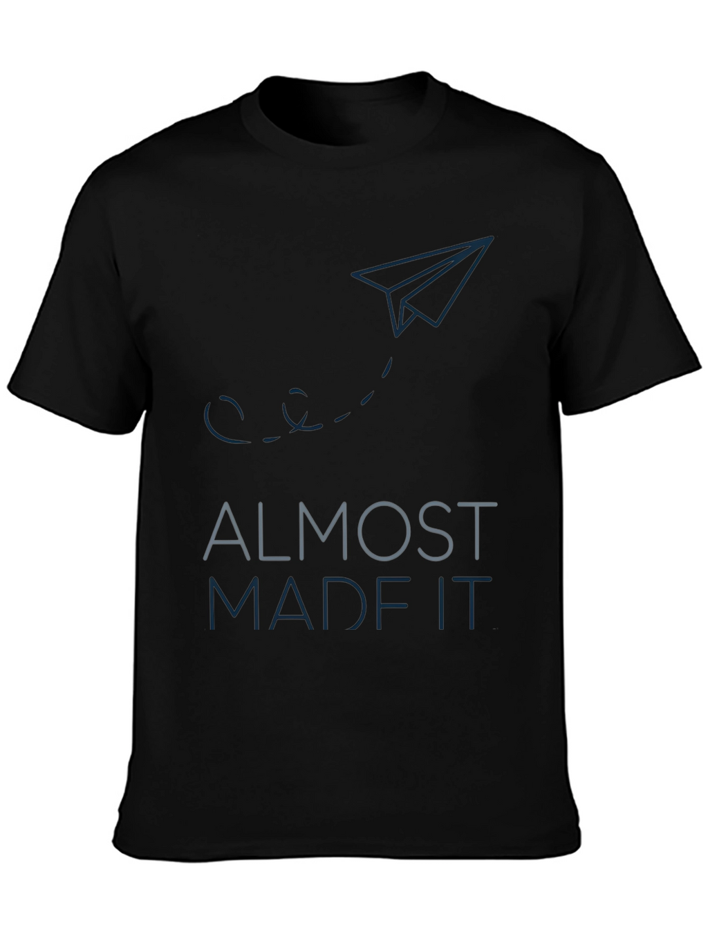 Almost Made It. Graphic Tee - Black
