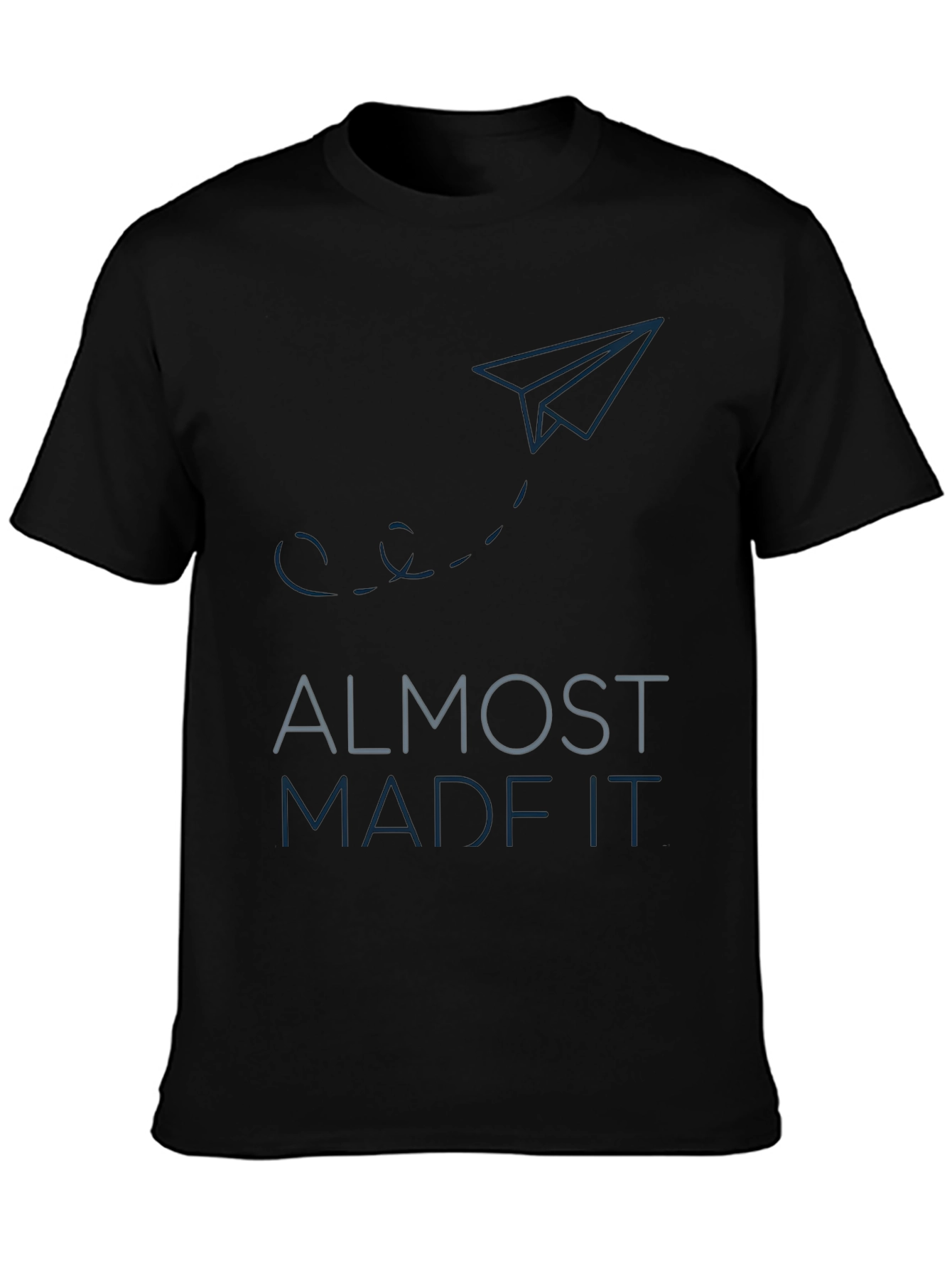 Almost Made It. Graphic Tee - Black