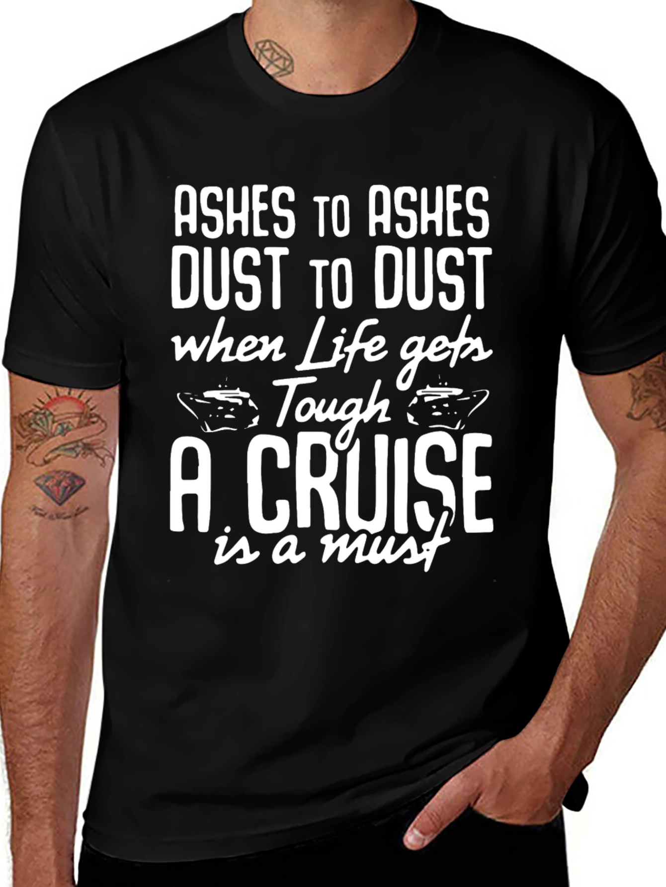 Cruise T-Shirt - Ashes to Ashes Cruise Vacation Tee