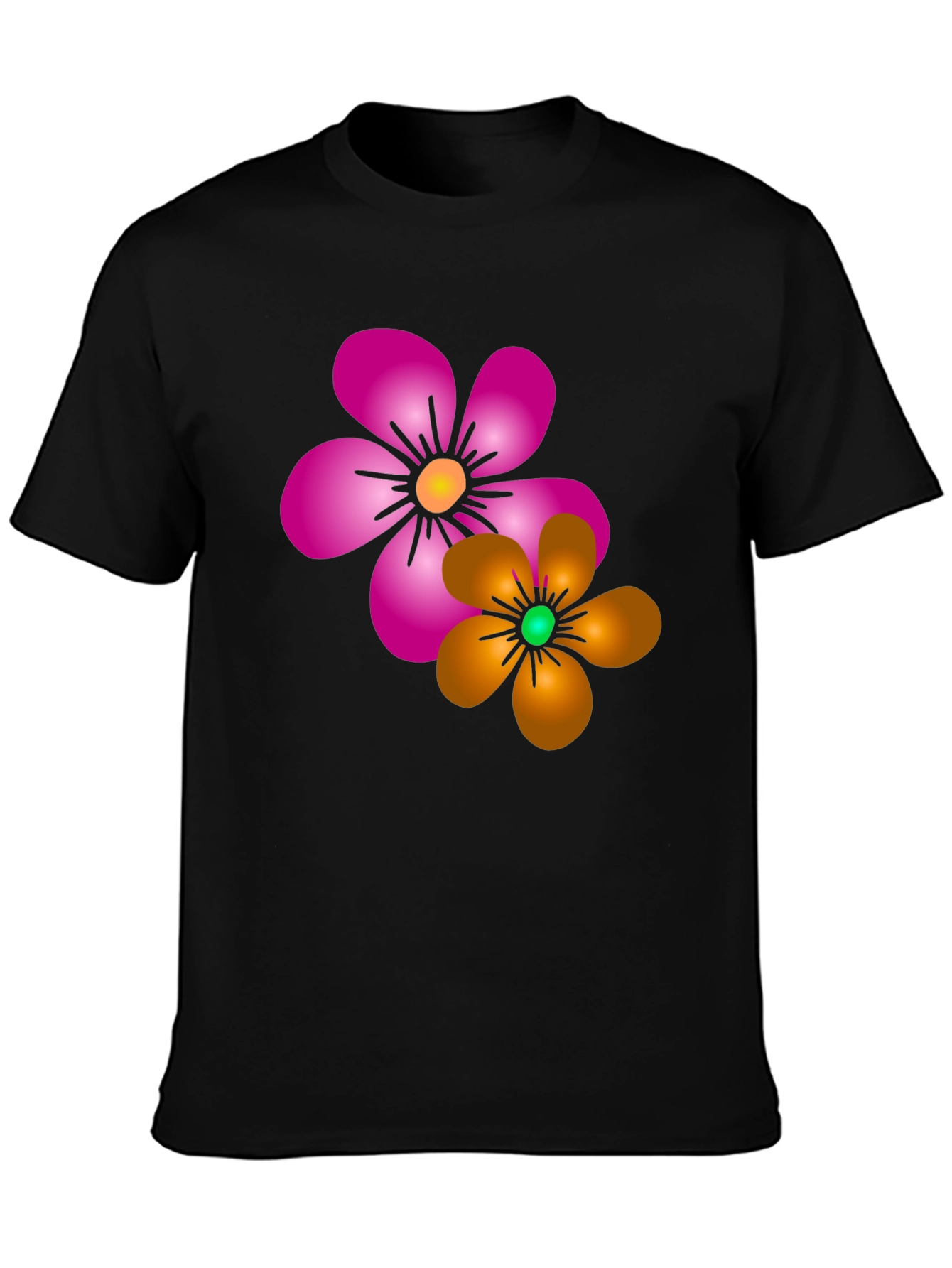 Floral Print T-Shirt: Vibrant Casual Wear