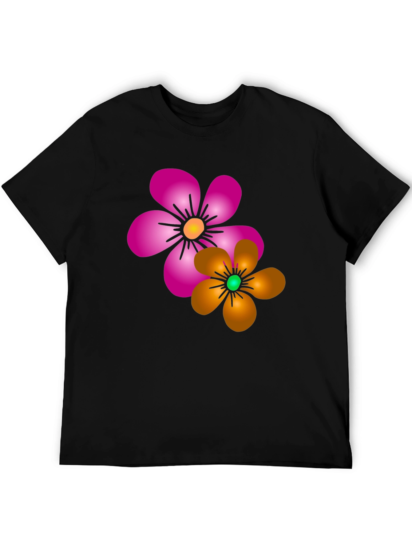 Floral Print T-Shirt: Vibrant Casual Wear