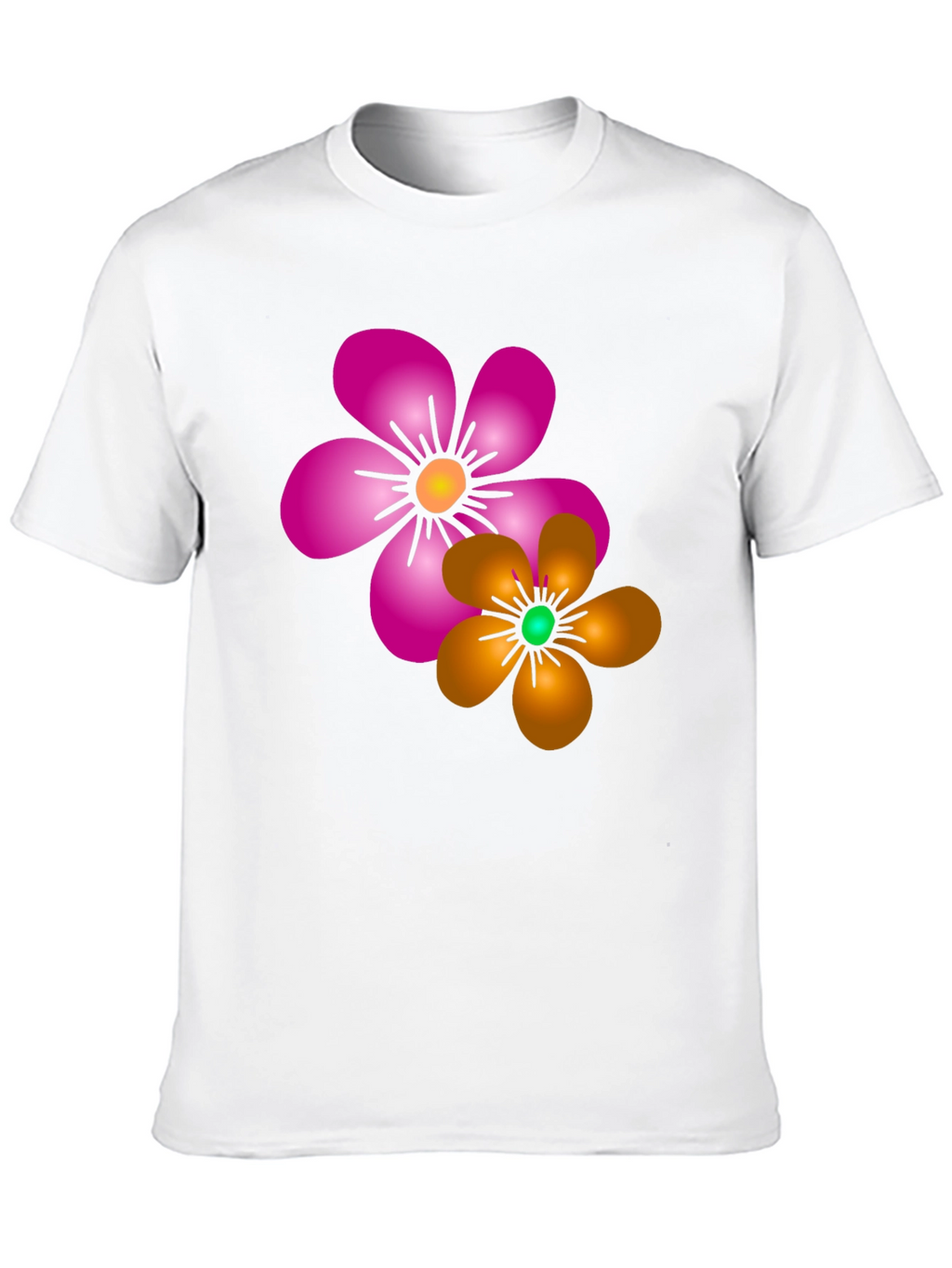 Floral Print T-Shirt: Vibrant Casual Wear