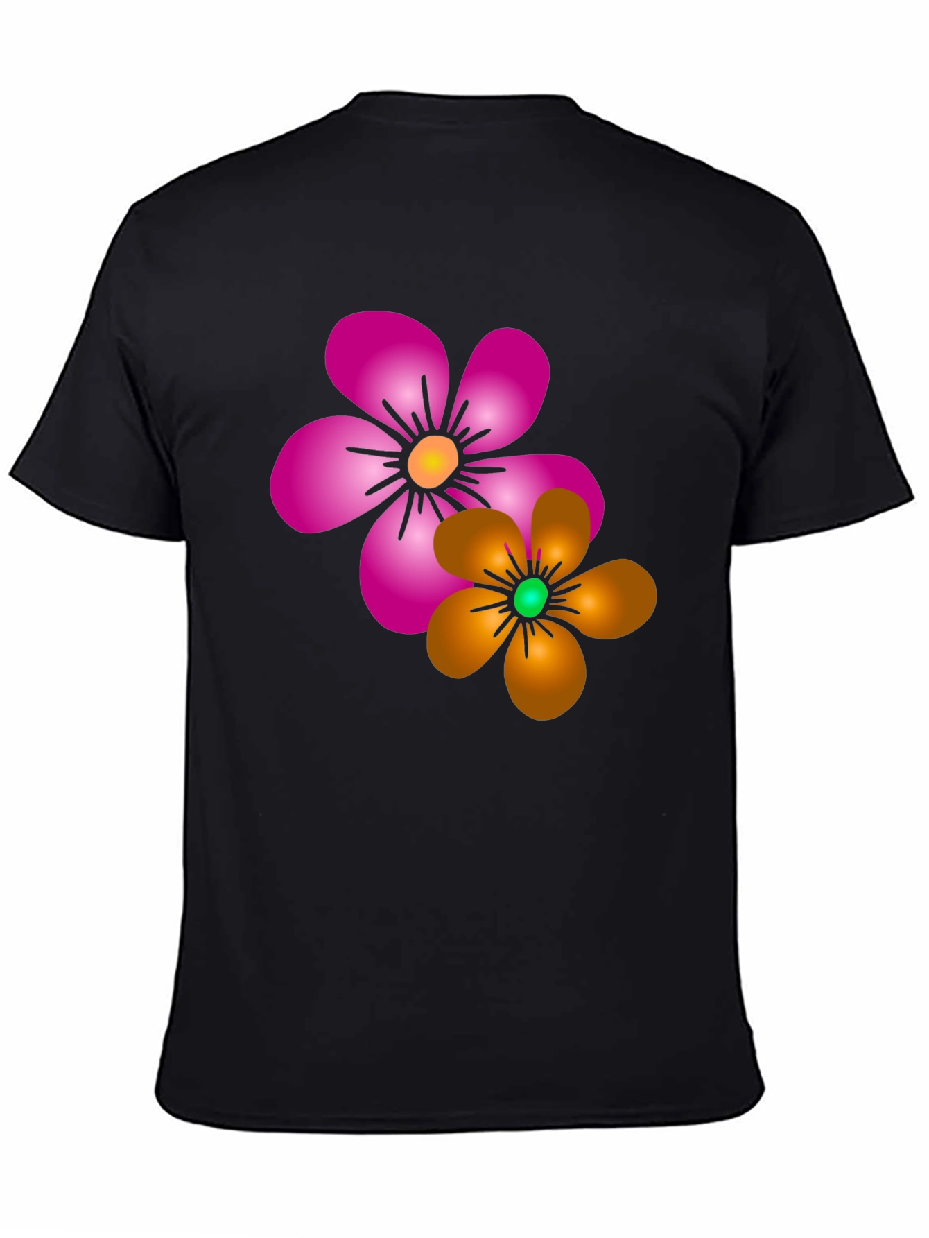 Floral Print T-Shirt: Vibrant Casual Wear