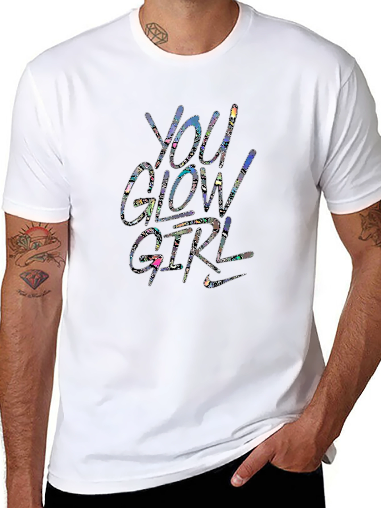 You Glow Girl Graphic T-Shirt - Trendy Unisex Tee