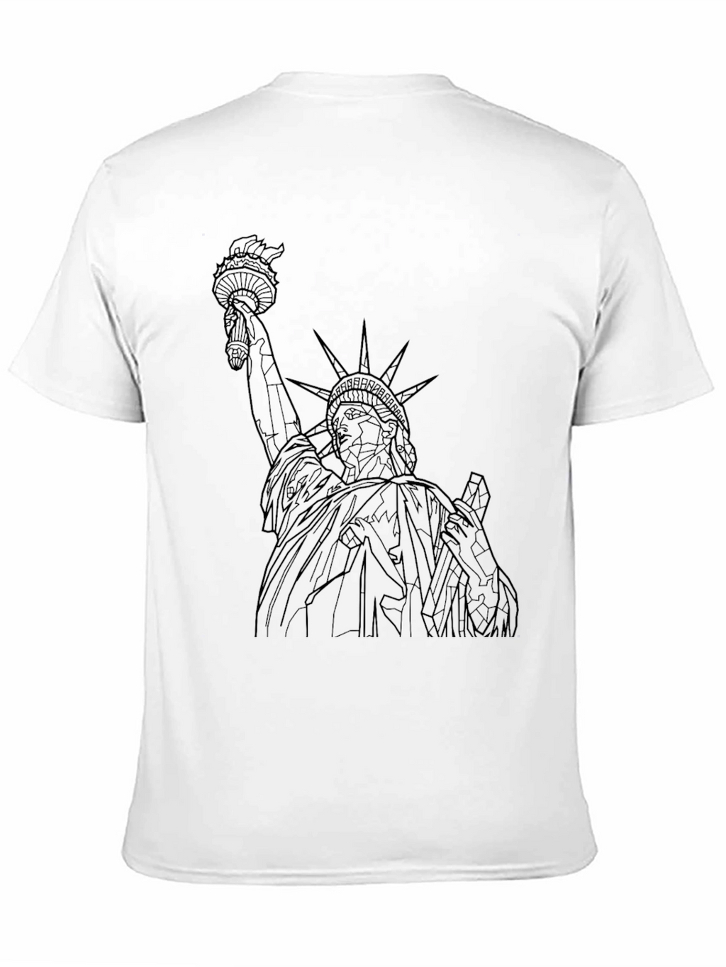 Statue of Liberty Graphic Tee - Black