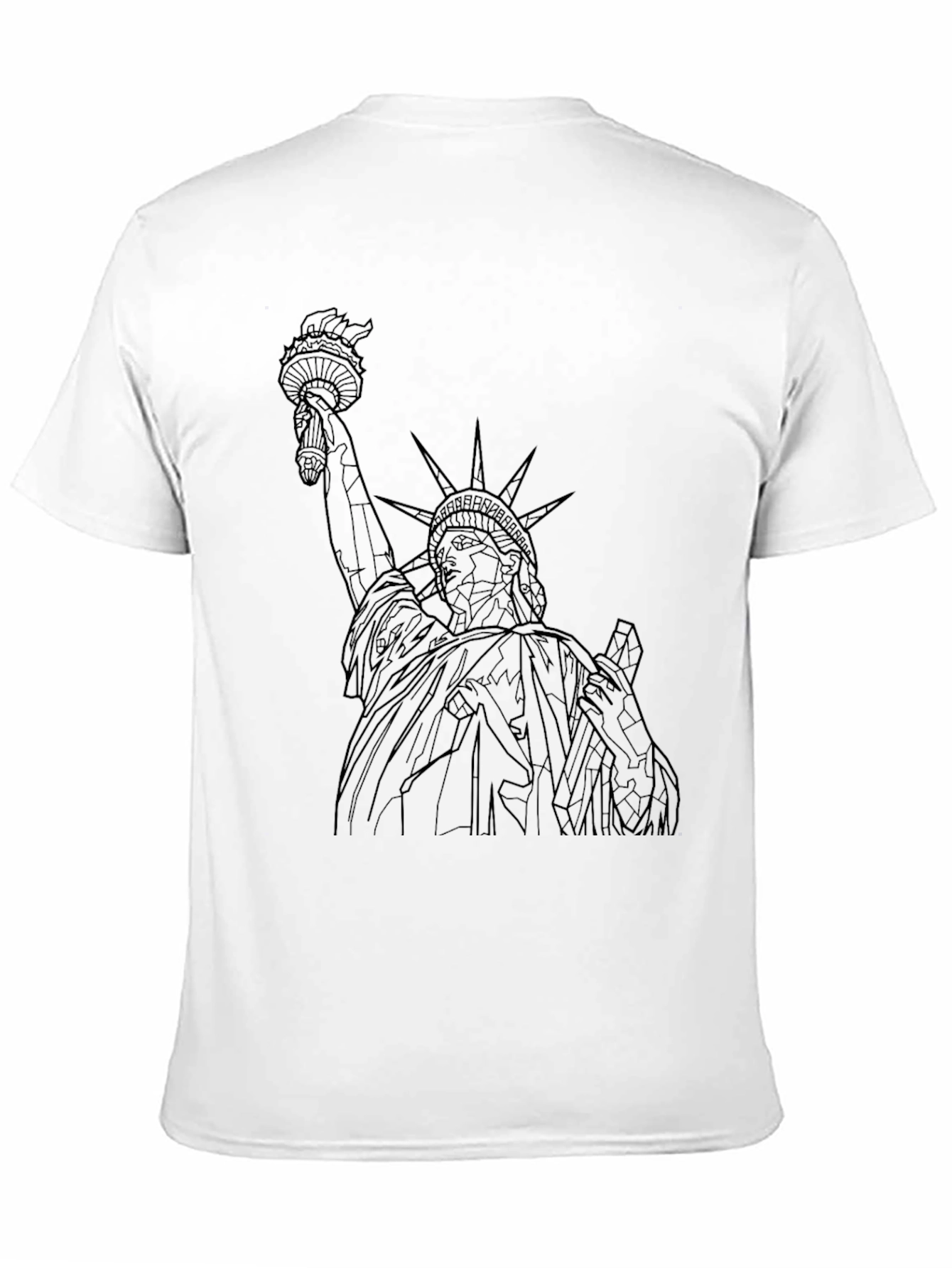 Statue of Liberty Graphic Tee - Black