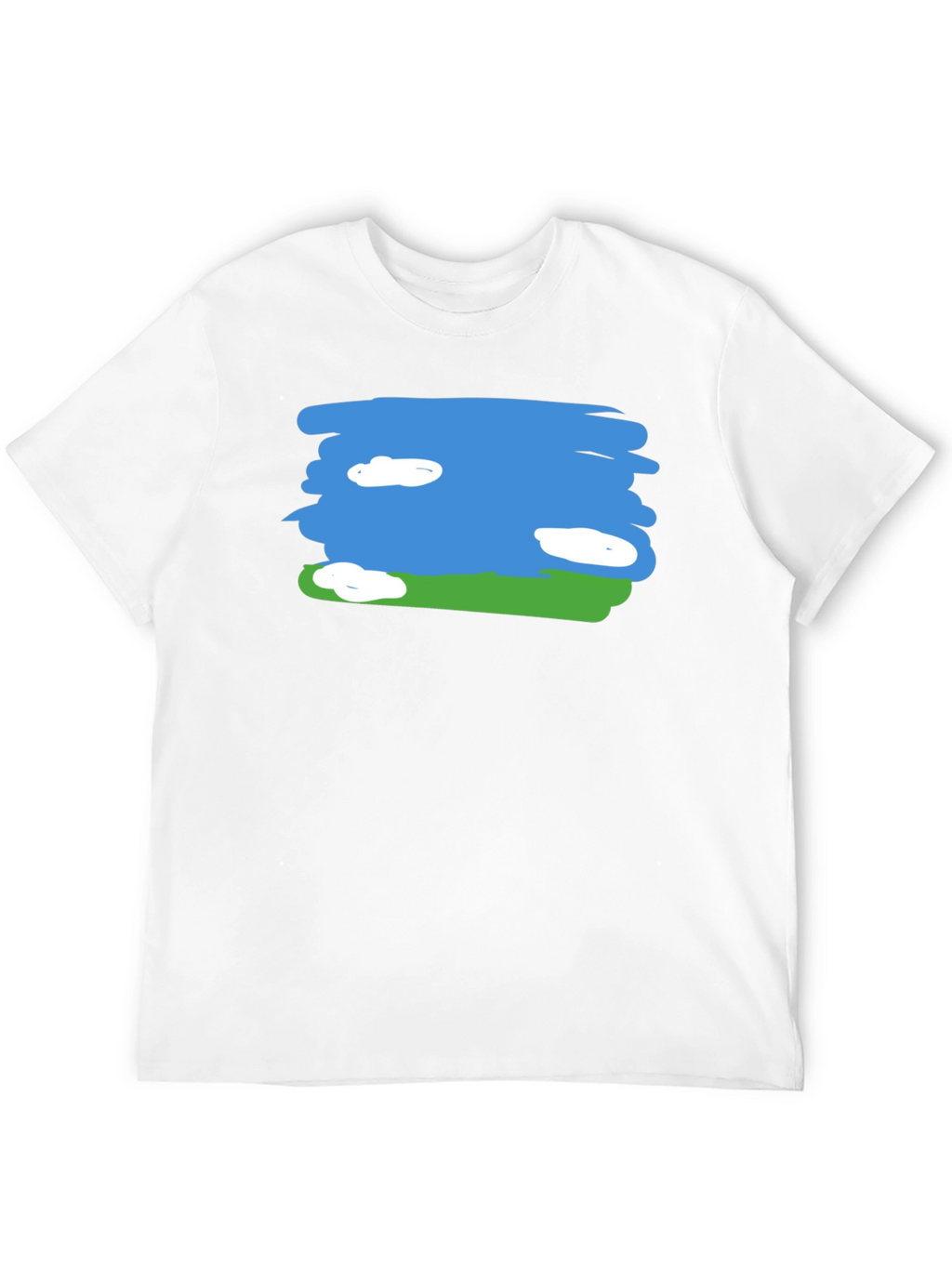 Sky and Field Graphic Tee - Black Cotton Casual