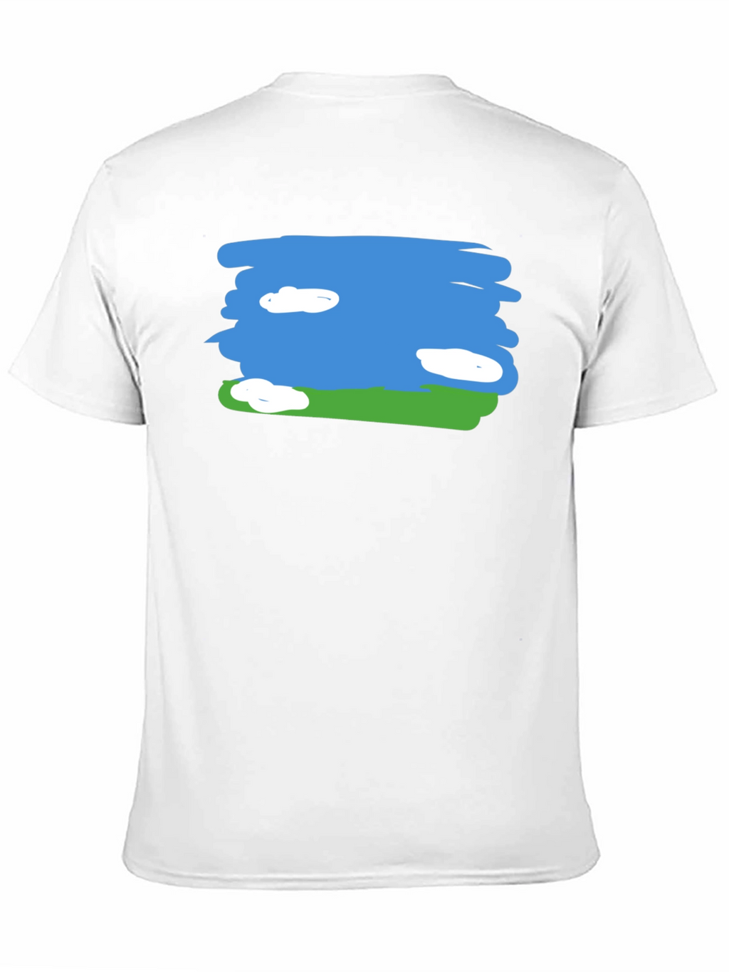 Sky and Field Graphic Tee - Black Cotton Casual
